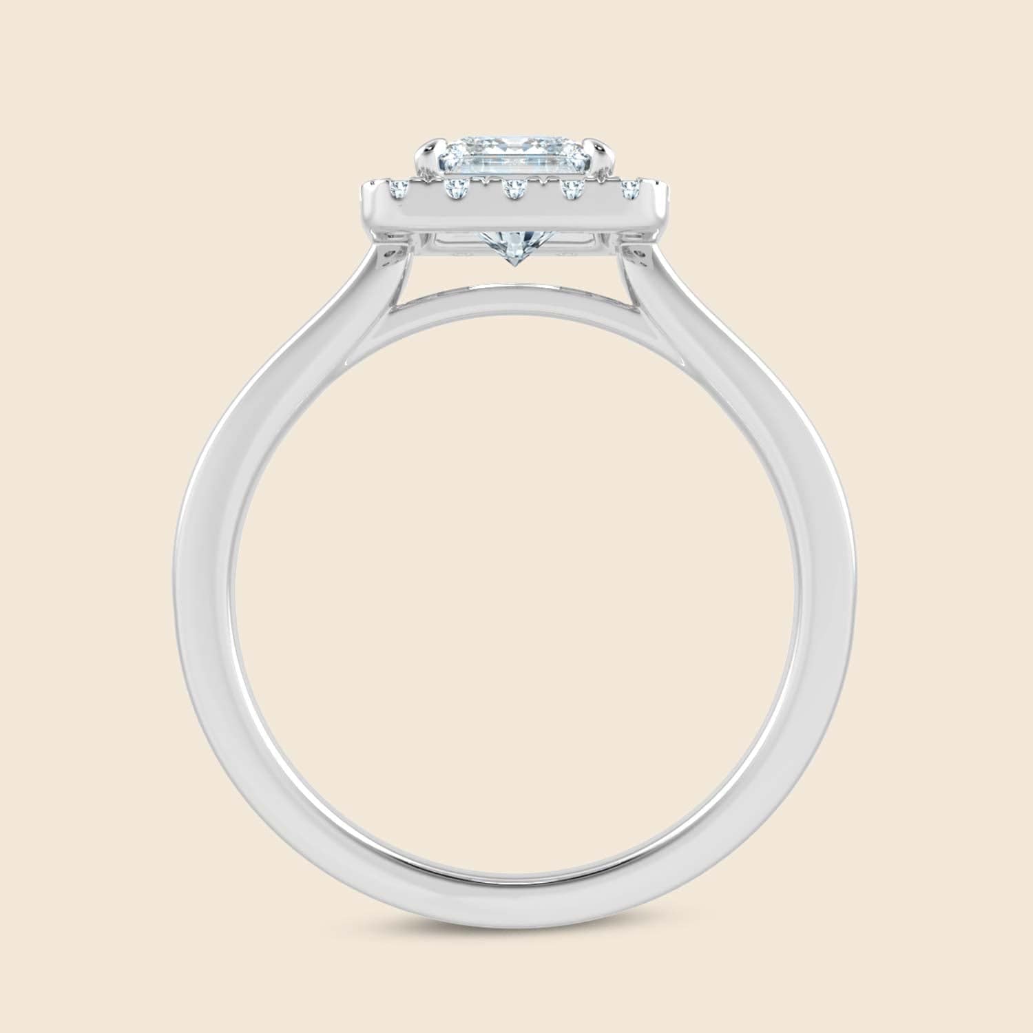 Hyacinth Princess Halo Ring