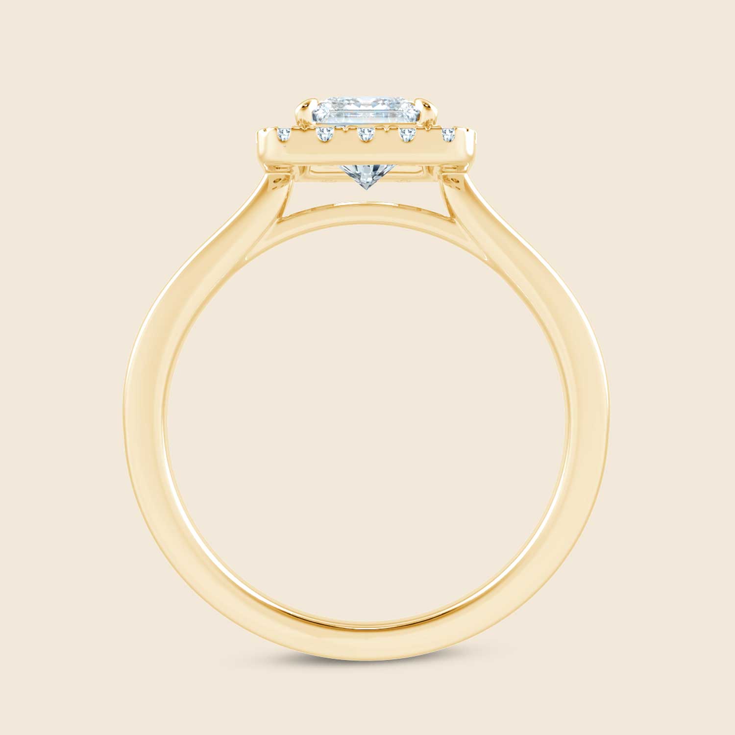 Hyacinth Princess Halo Ring