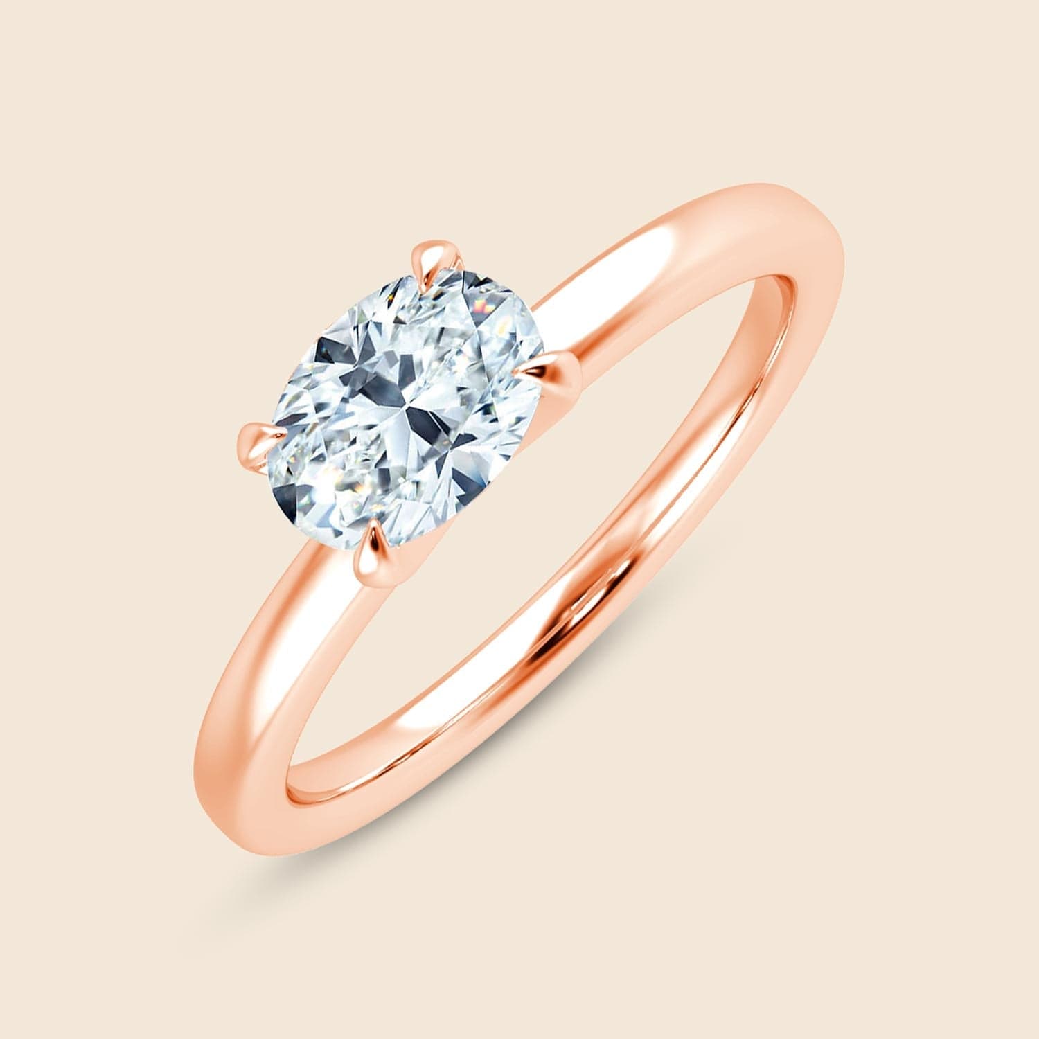 Lily Oval Sleeping Ring