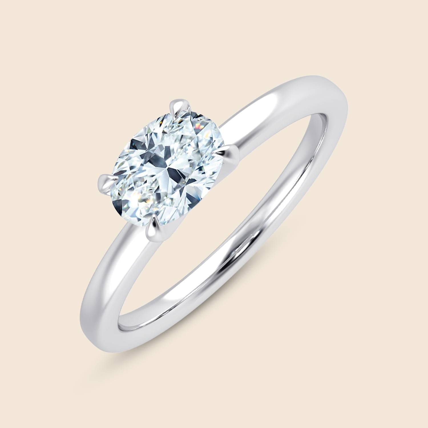 Lily Oval Sleeping Ring