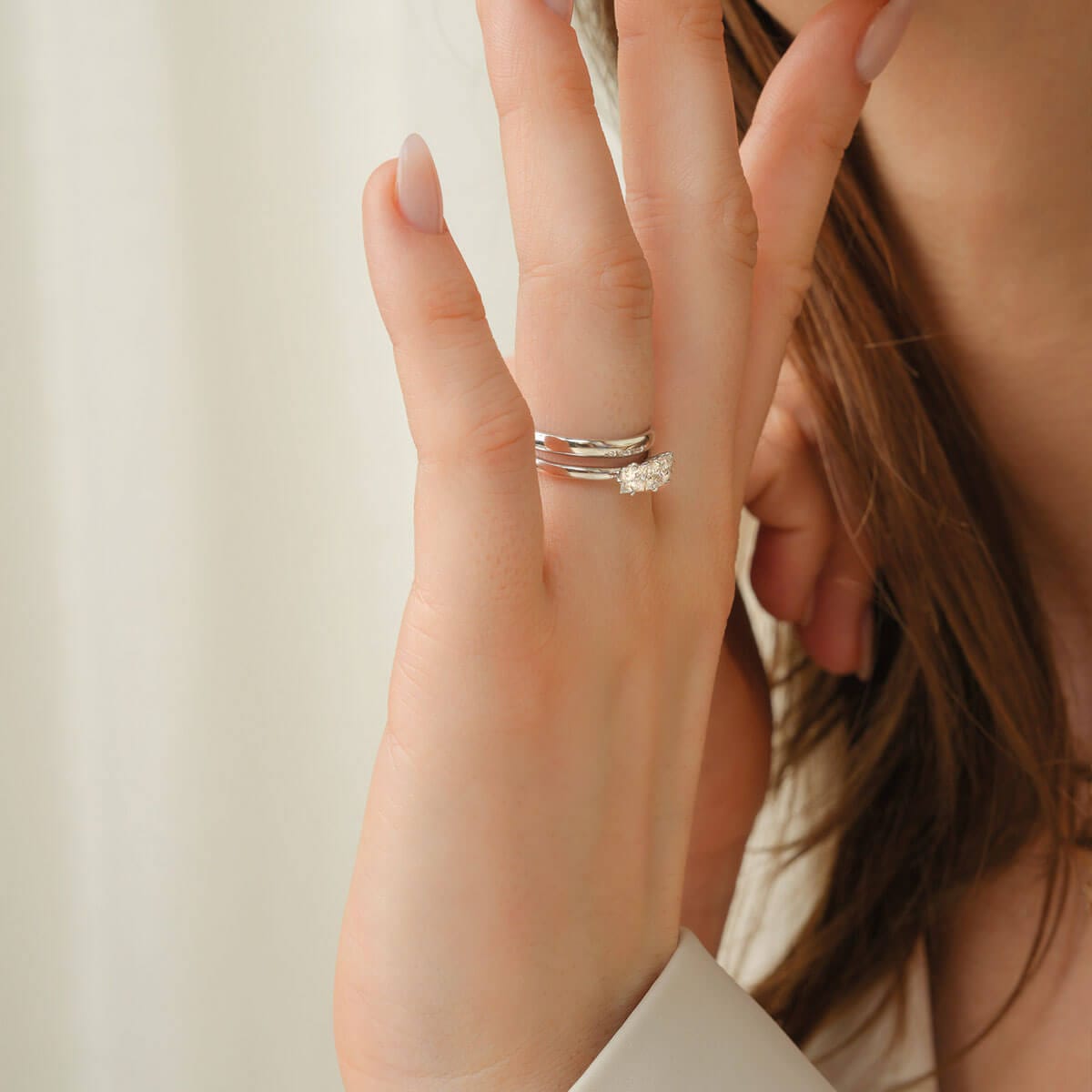 Trio Princess Diamantenring