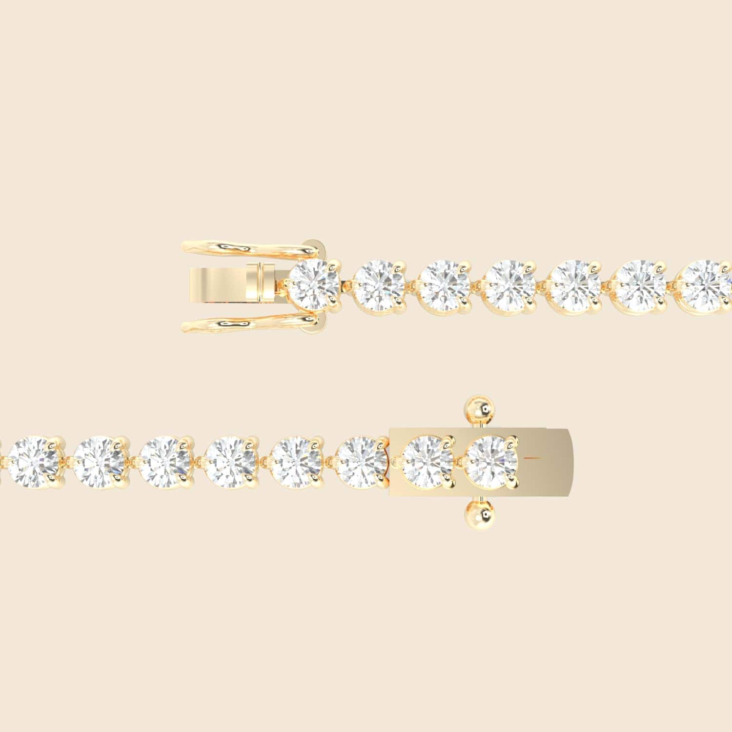Tri Lily Tennis Bracelet