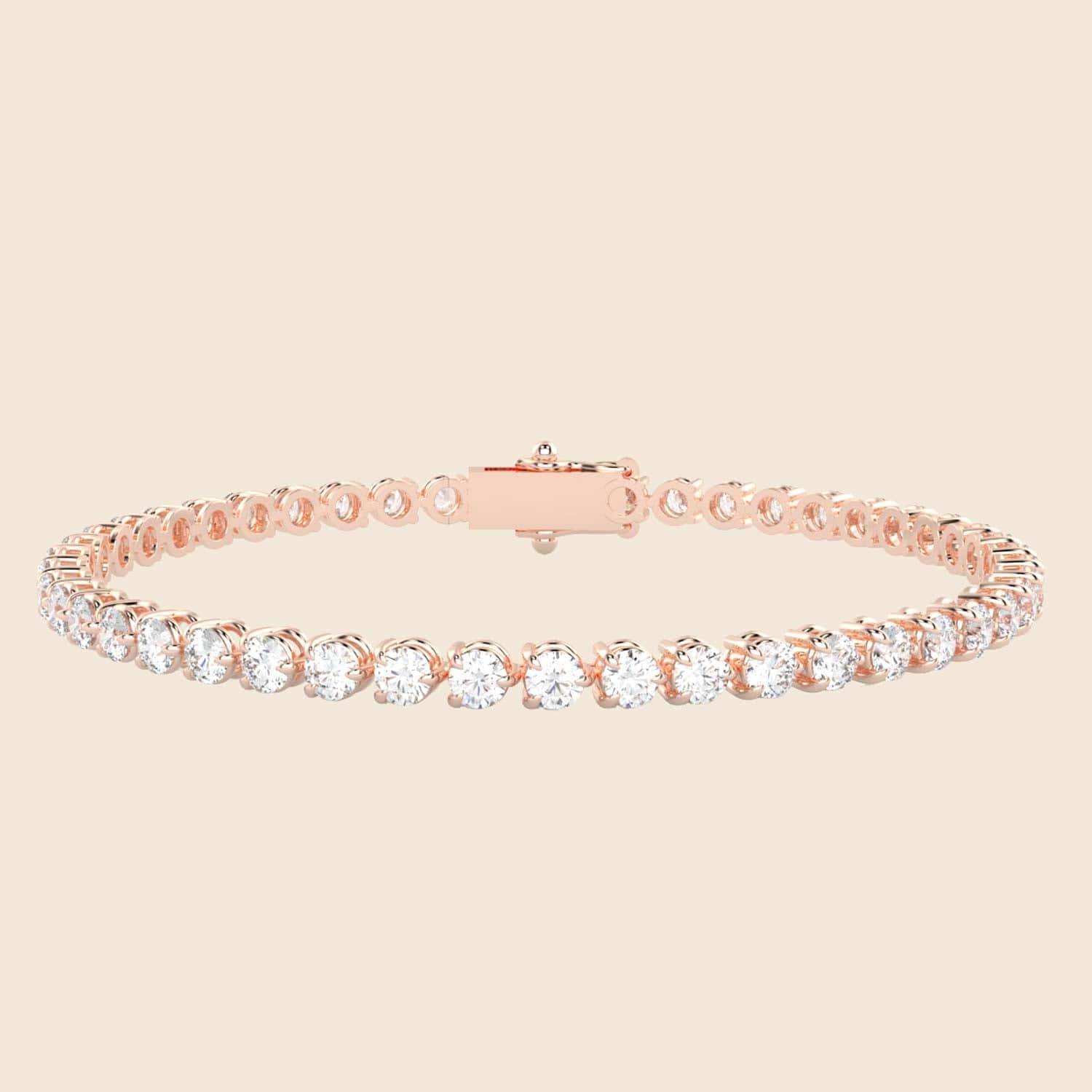 Tri Lily Tennis Bracelet