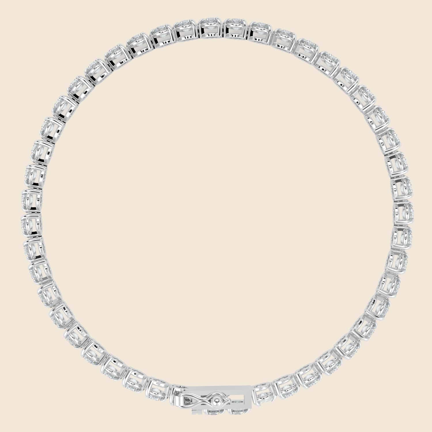 Tri Lily Tennis Bracelet