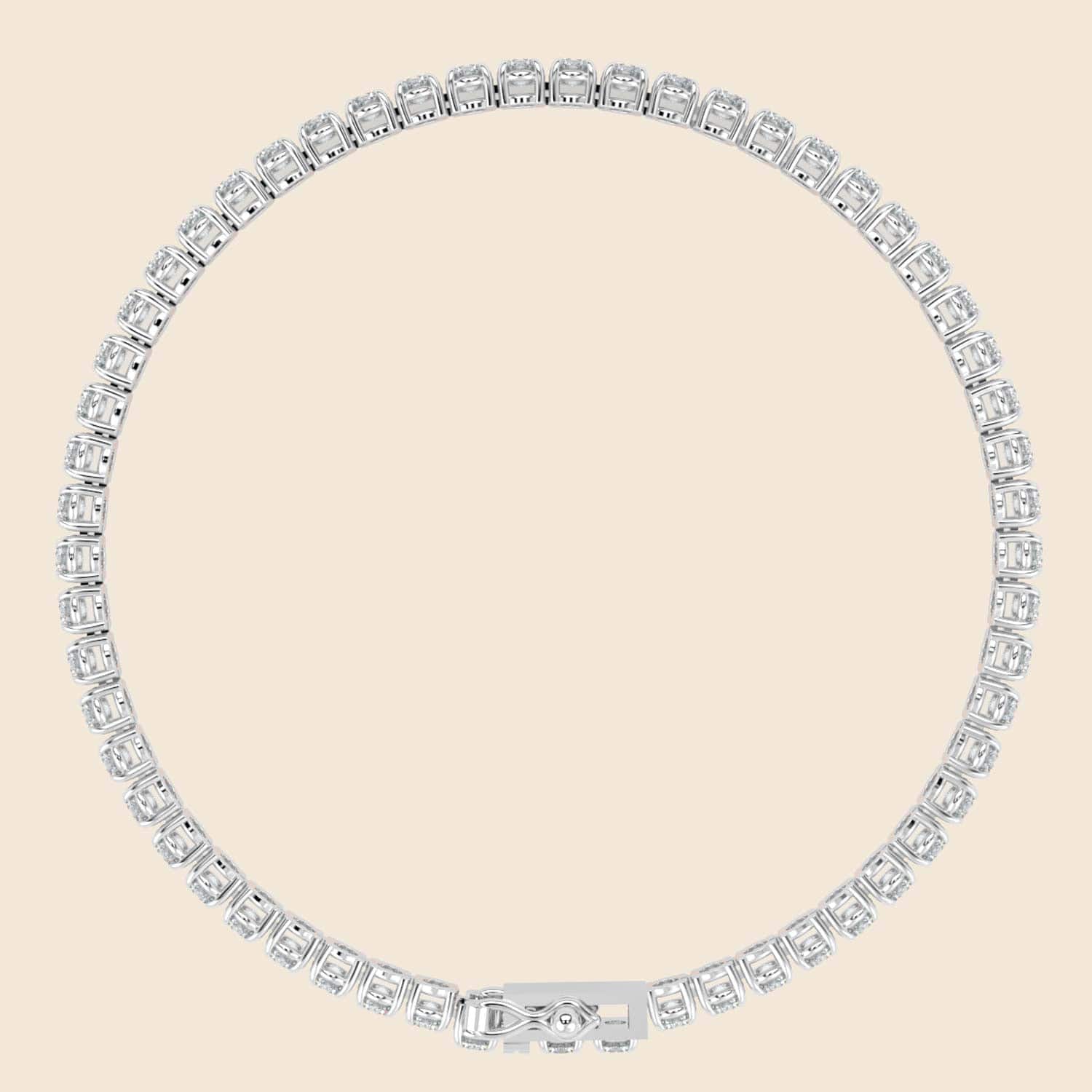 Lily Tennis Bracelet Weiß