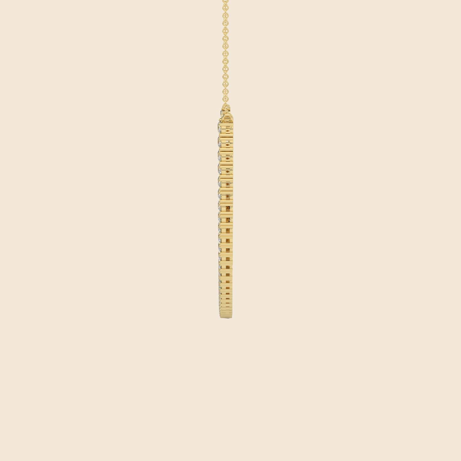 Lily Tennis Necklace Yellow