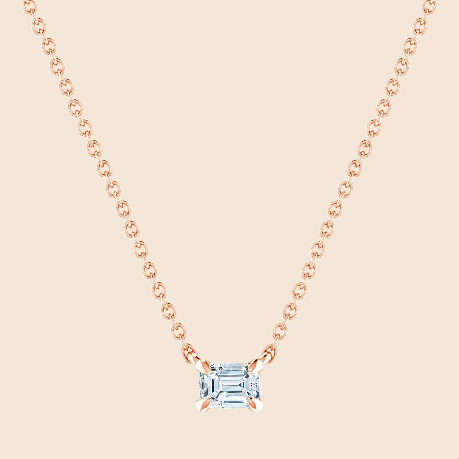 Petite Lily Necklace Rose