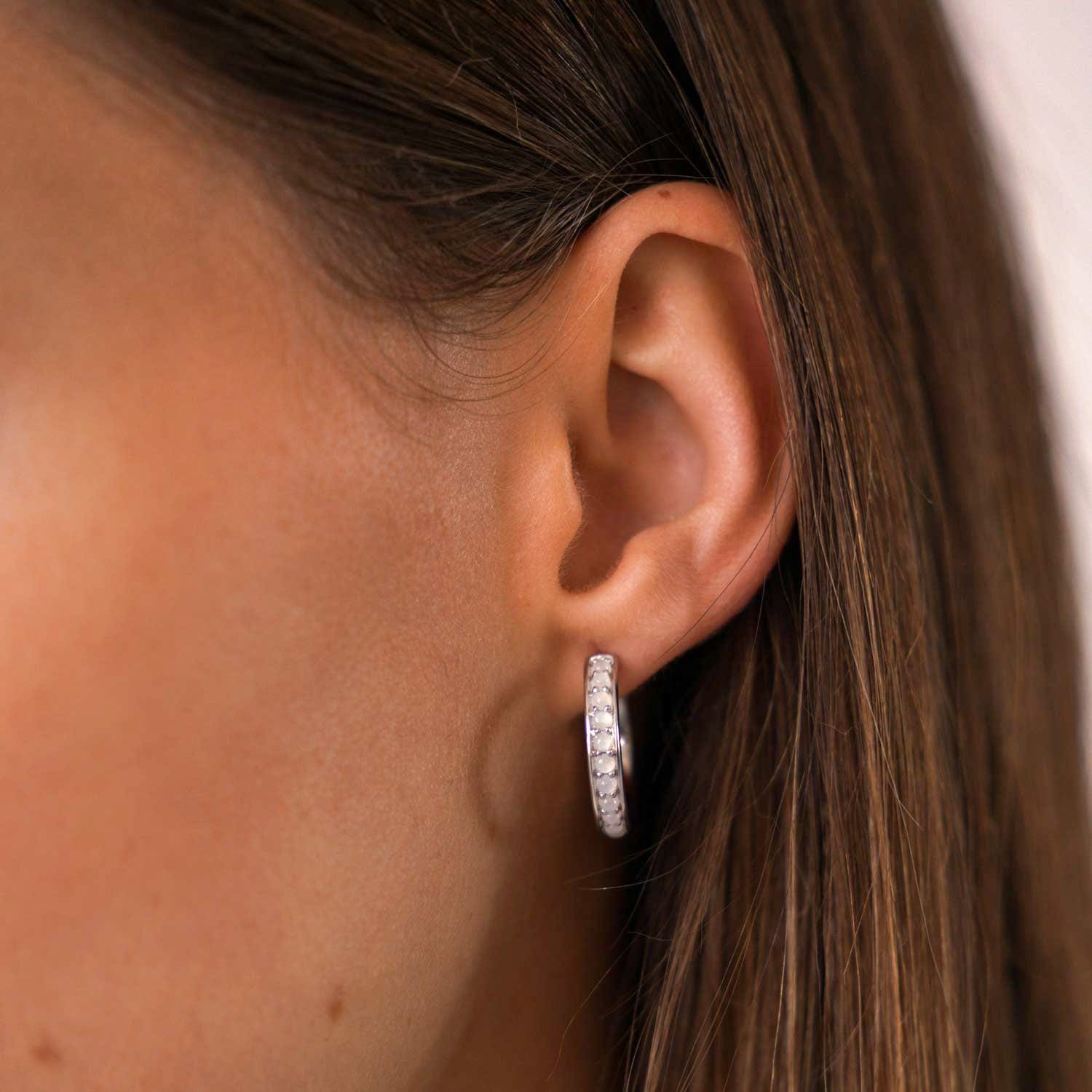 Luna Medium Hoops