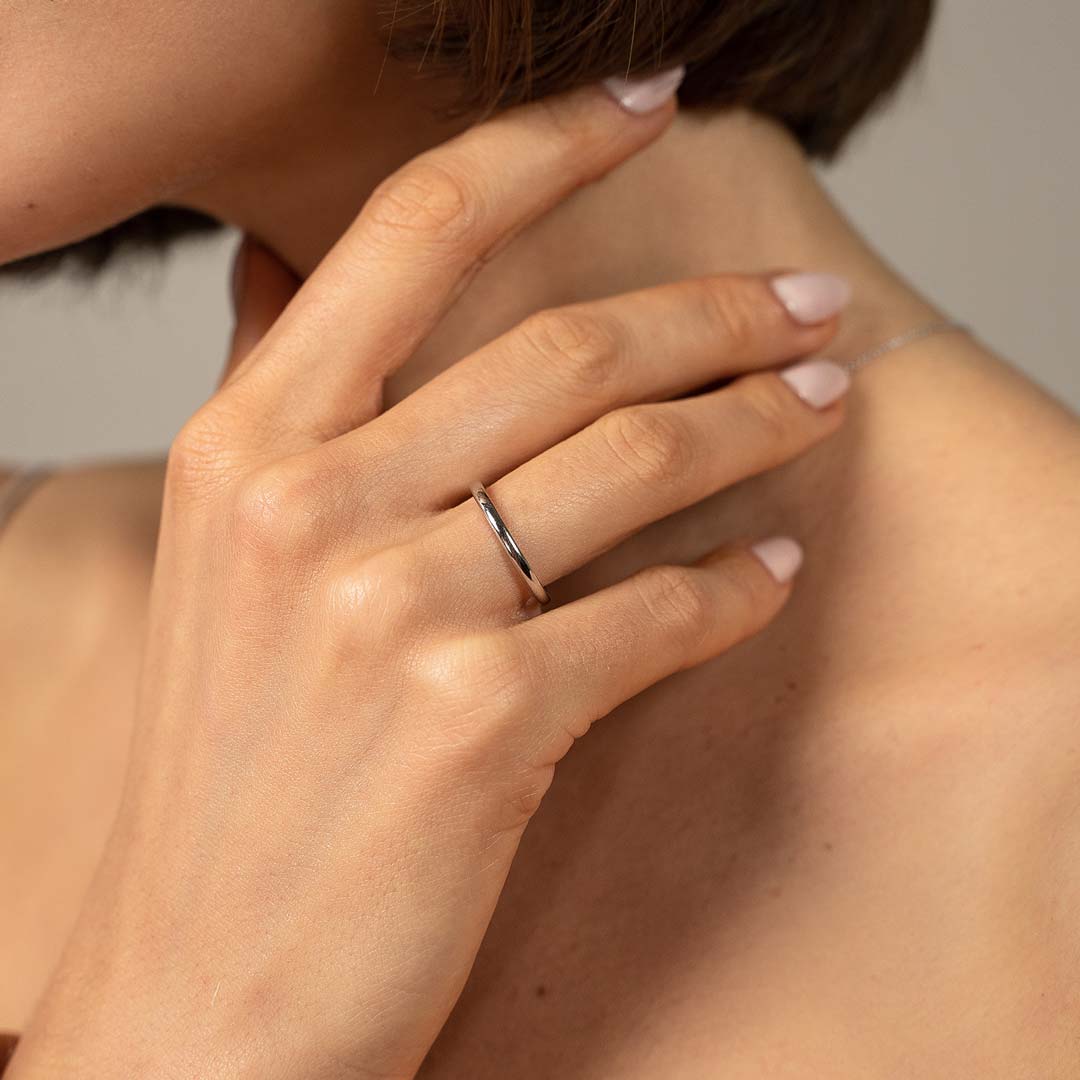 Petite Half Domed Band
