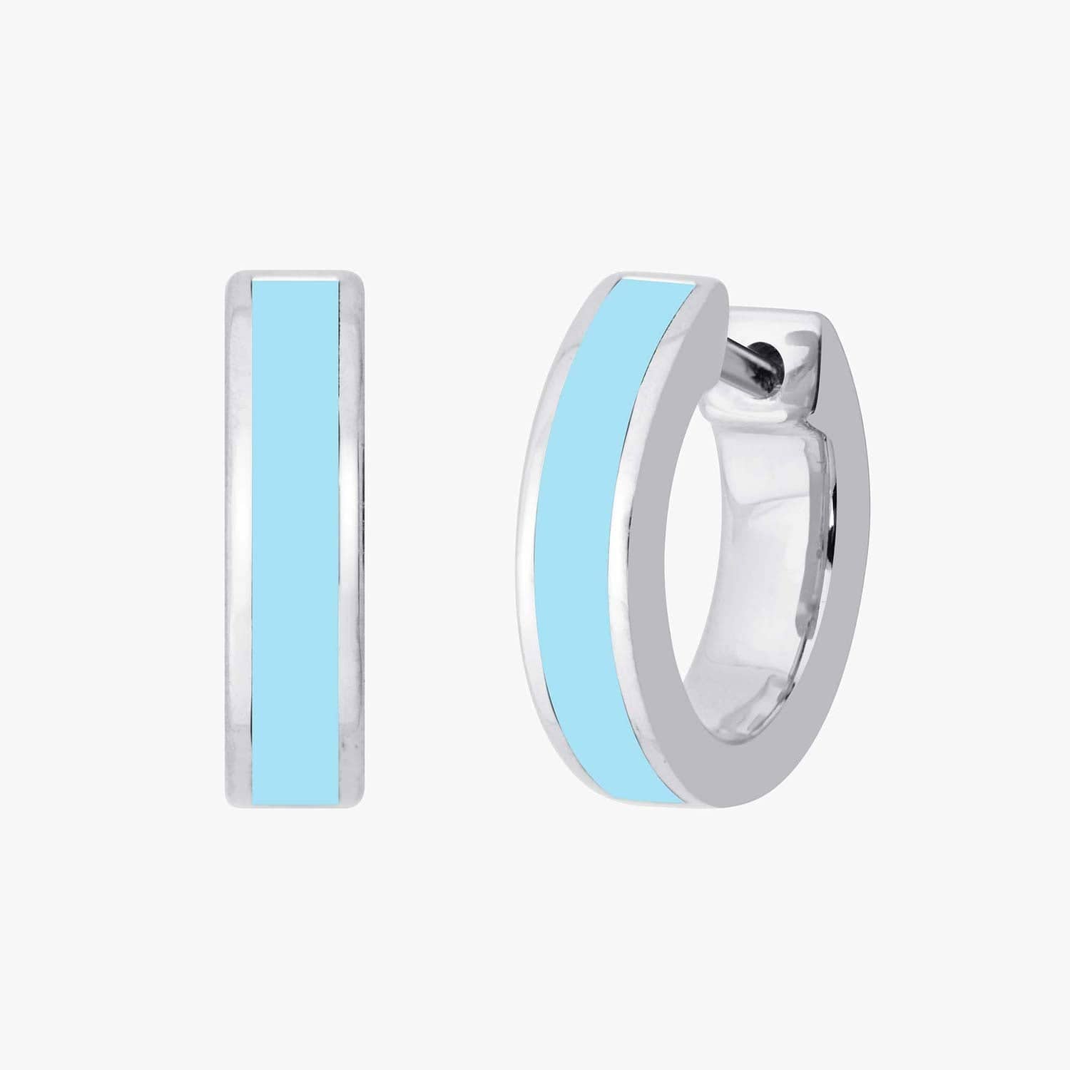 218 bauhaus custom ceramic hoops white-Riva-Blue