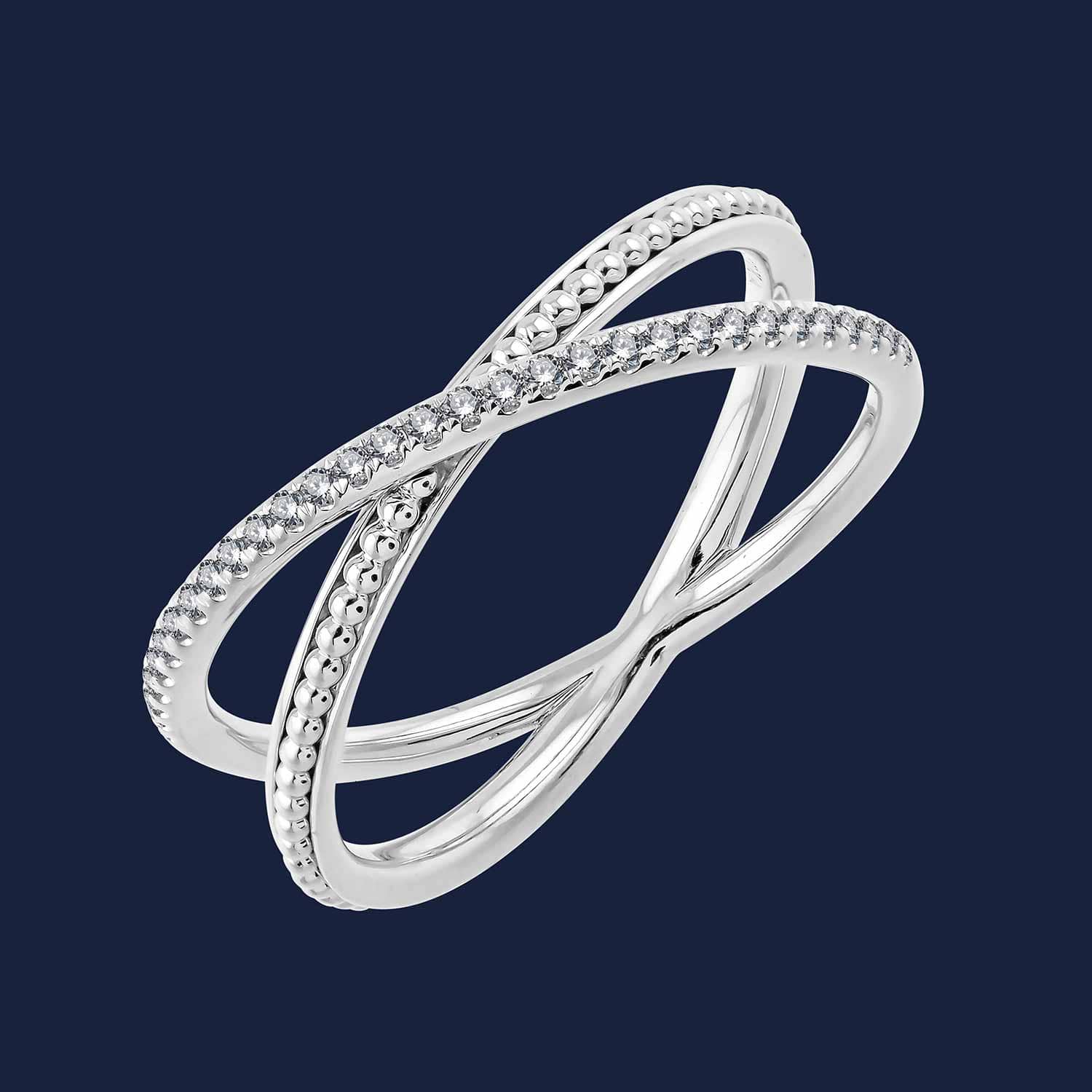 Marika XO Ring White