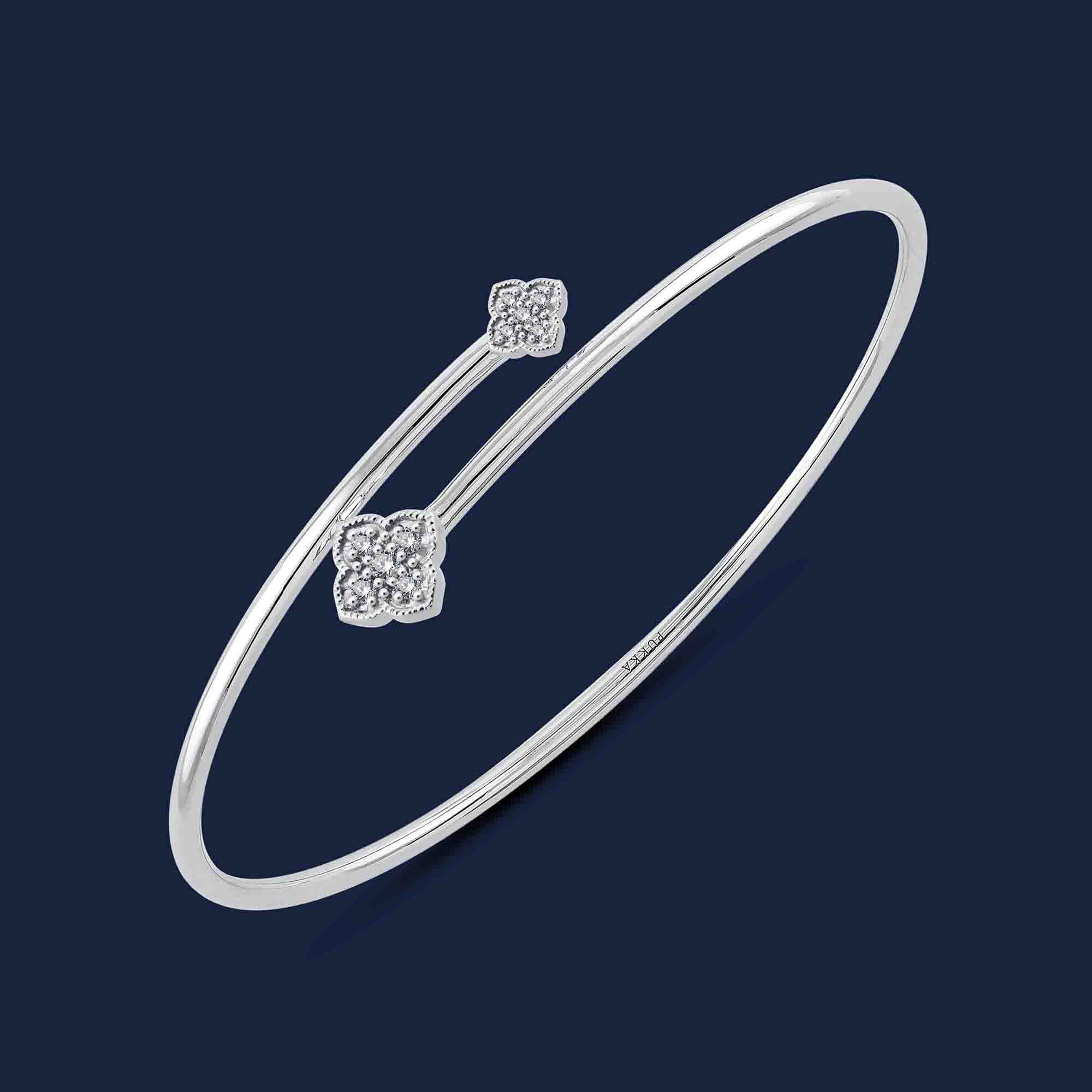 265 Antheia Milligrain Cuff White