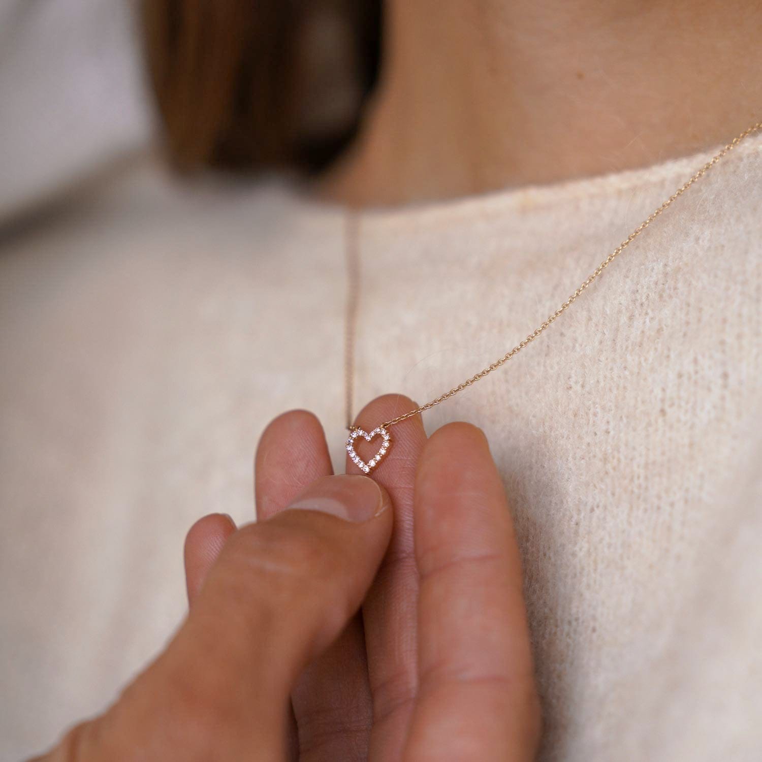 Diamond Heart Necklace