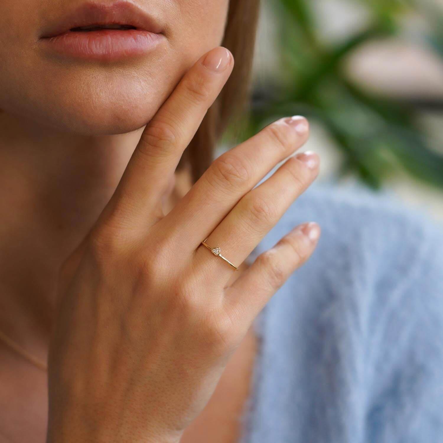 285 Petite-Diamond-Heart-Ring Yellow