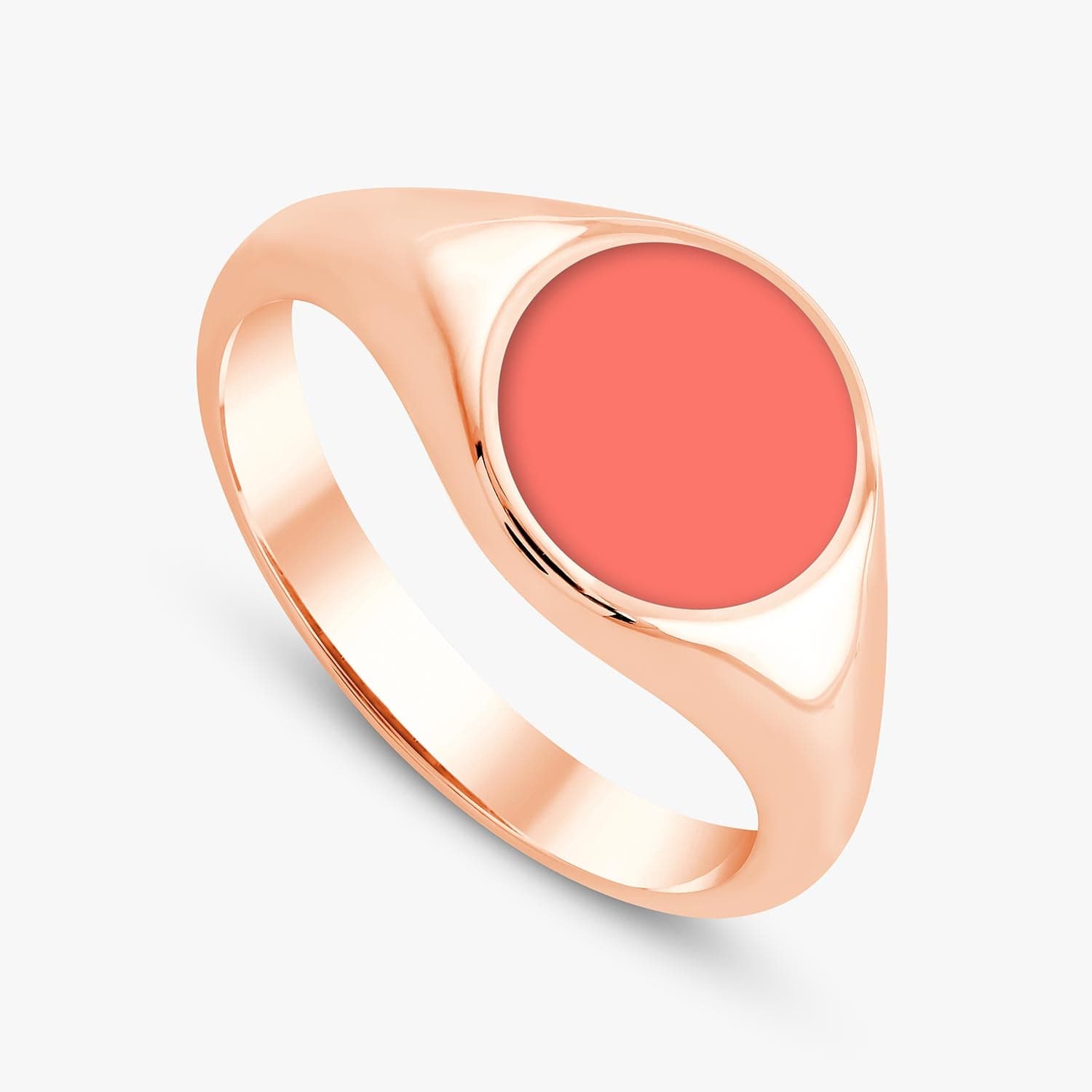 291 custom signet ring rose