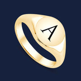 292 Initial Signet Ring -Y-A2