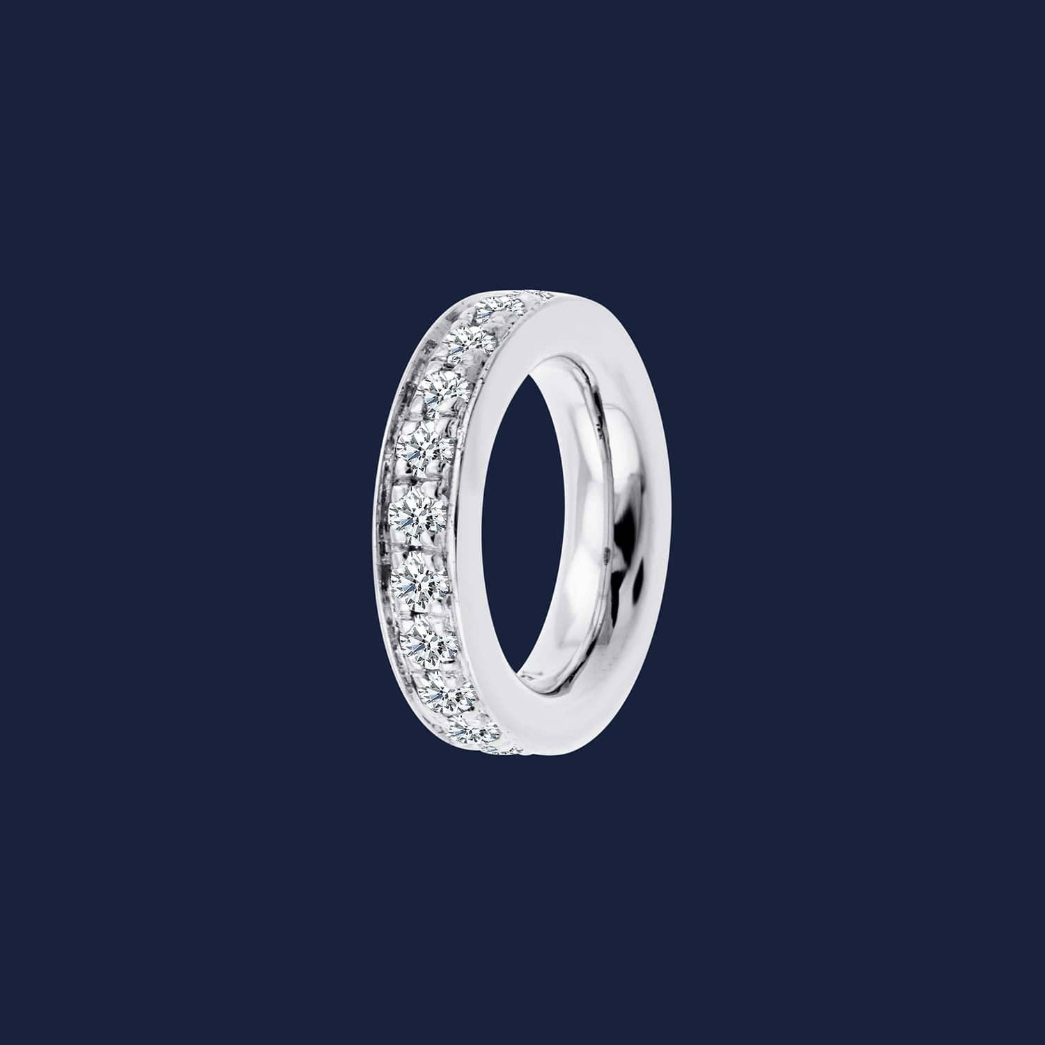 Marika Pave Stack White