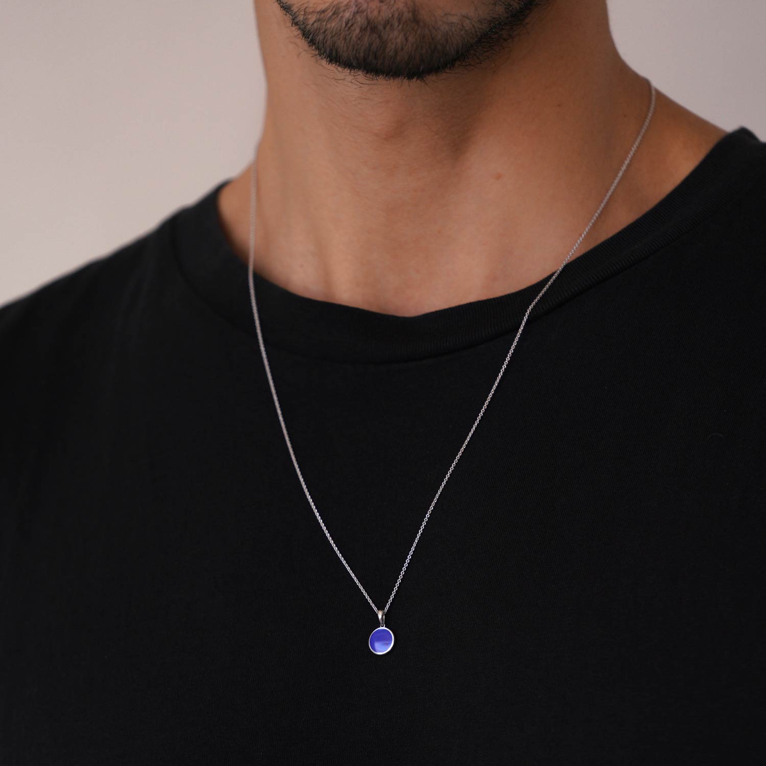 Custom Ceramic Disc Pendant