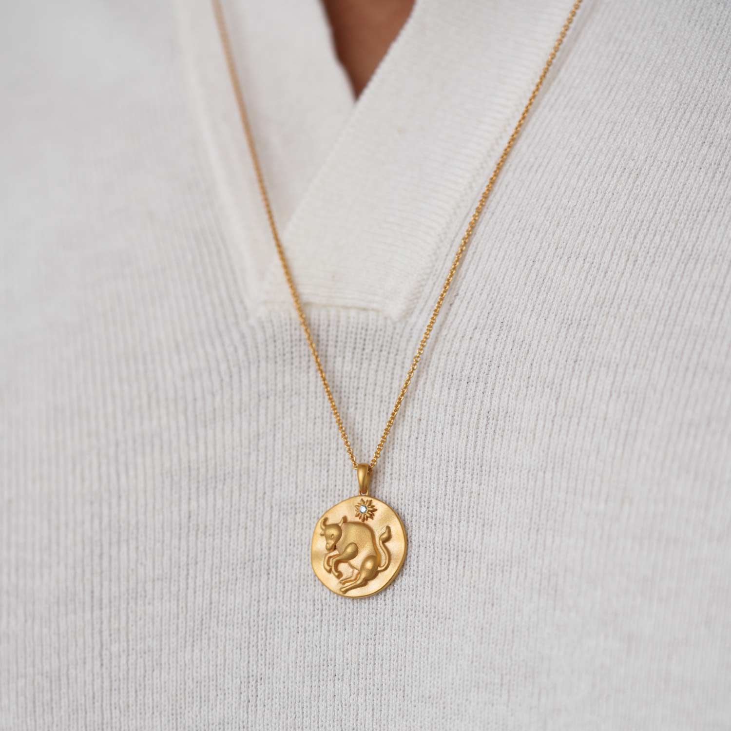 Indus Zodiac Taurus Pendant