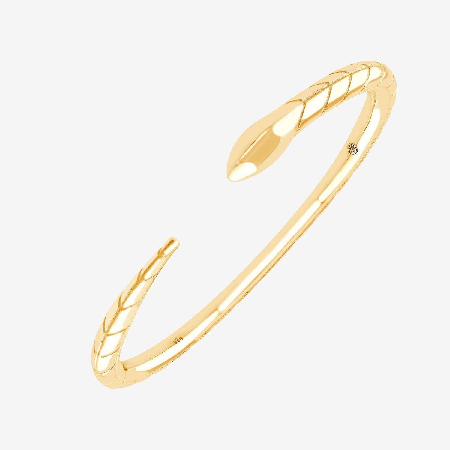 Strukturiertes Schlangenarmband