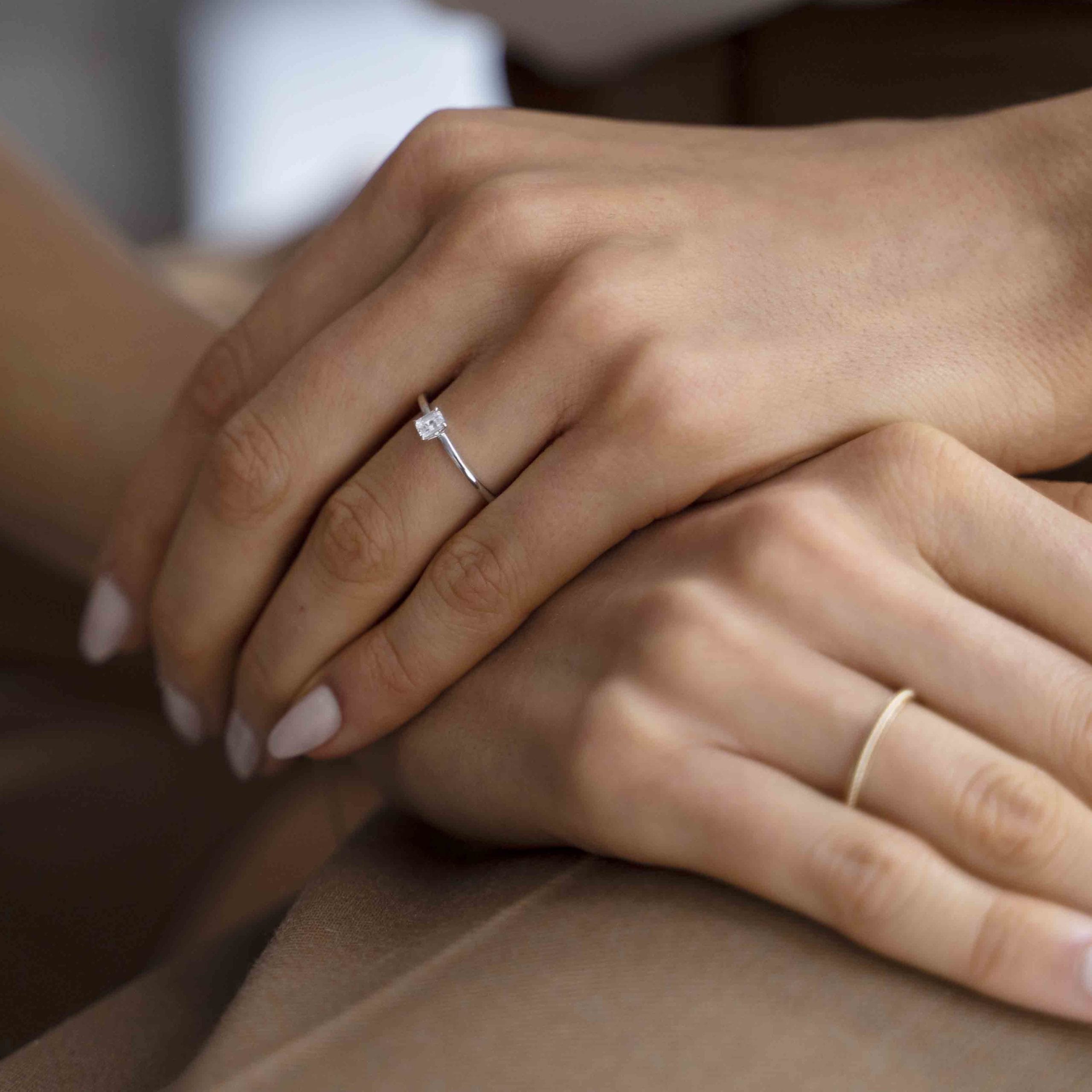 Caress Emerald Ring