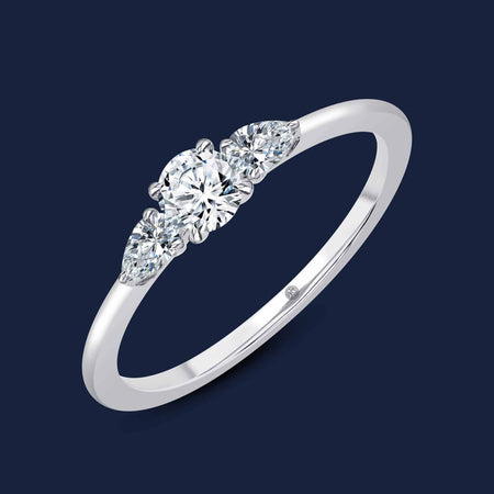 Hava Round Tri Ring image
