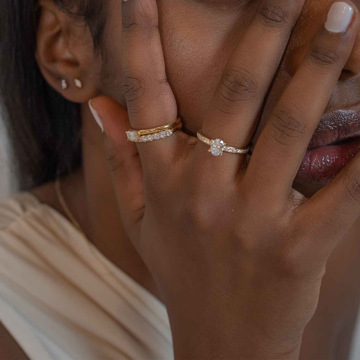 Diamantenringe in verschiedenen Variationen