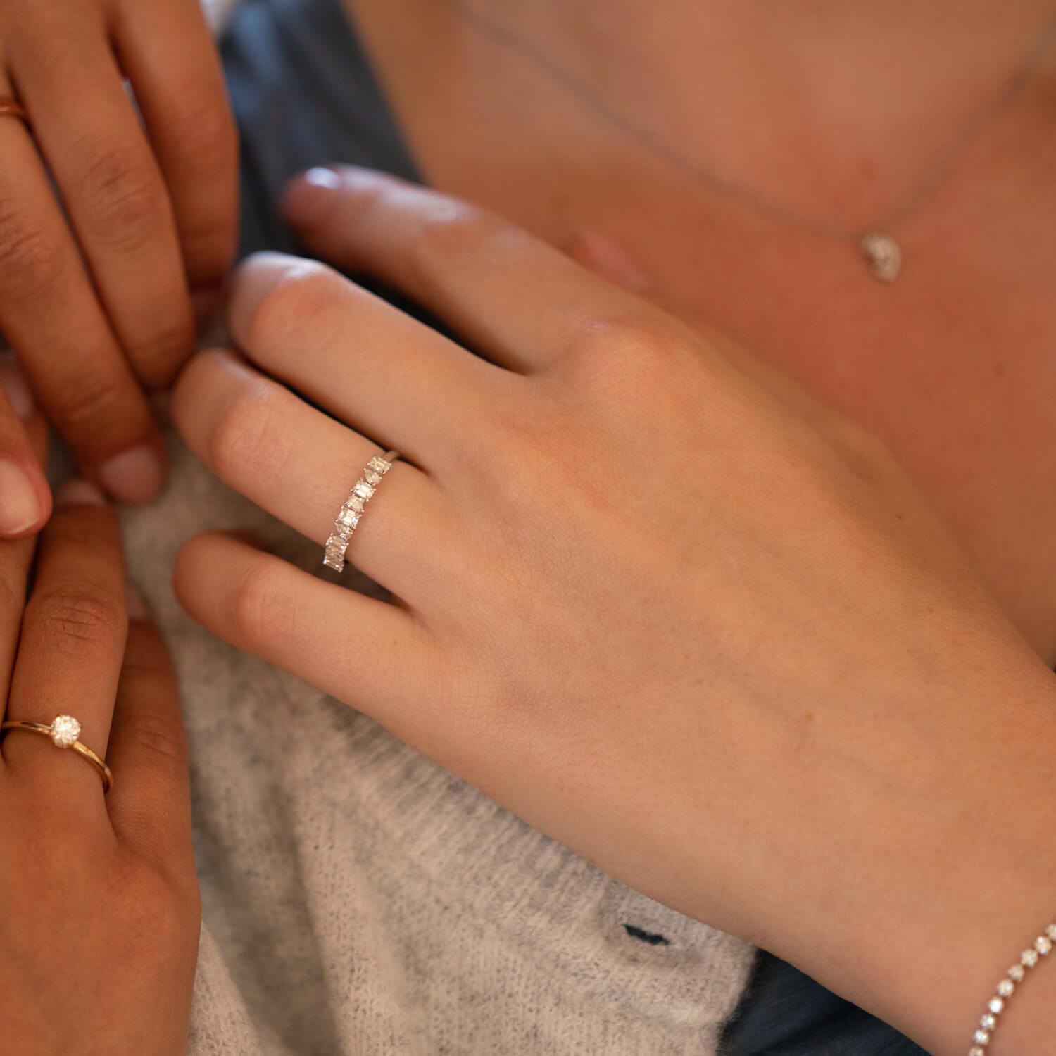 Blended Fancy Shape Band
