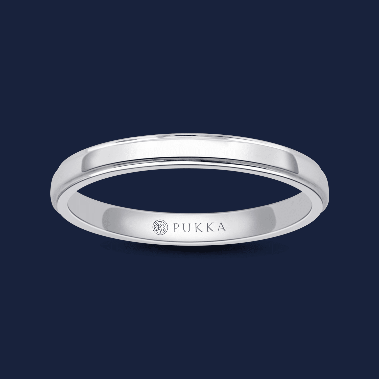 Simpler Ring in Weißgold