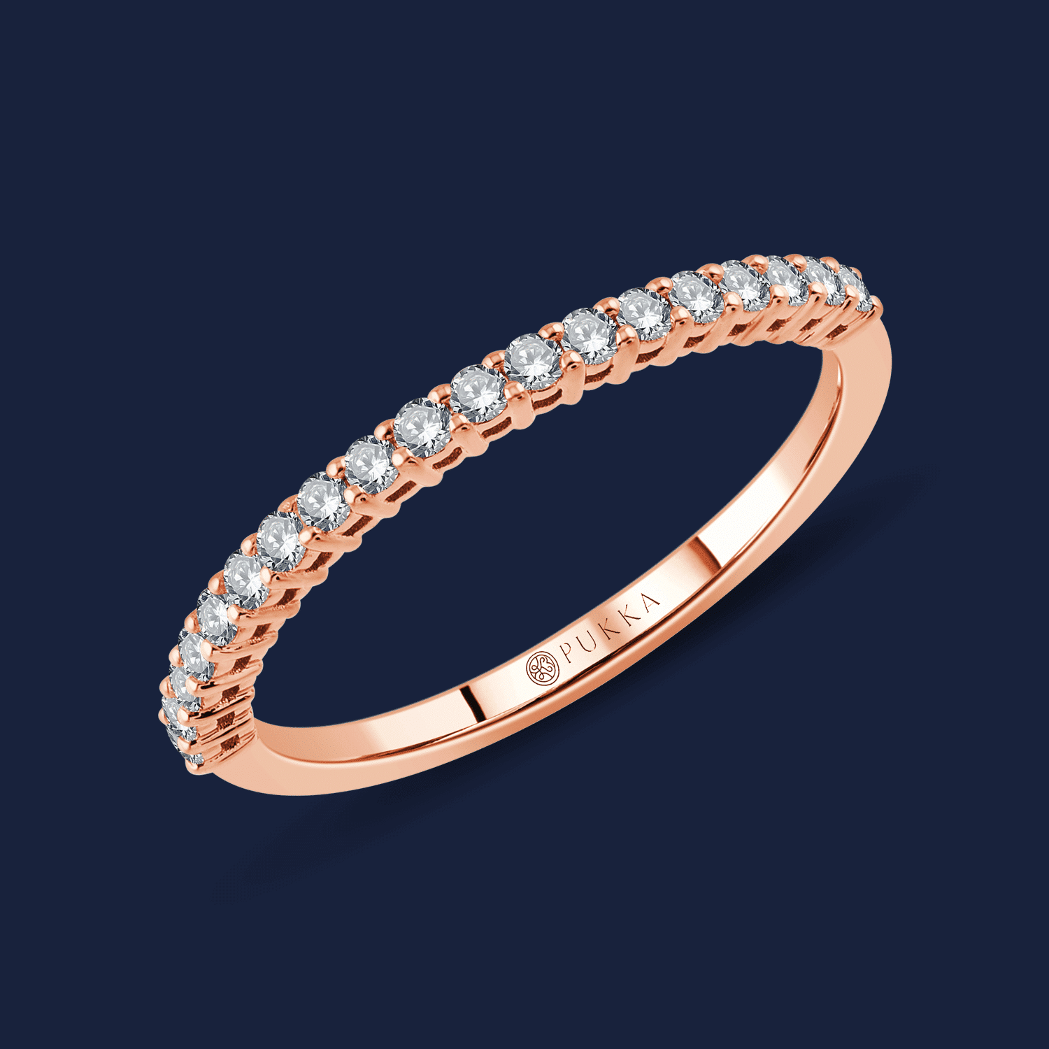 Medium Shared Prong Diamond Band