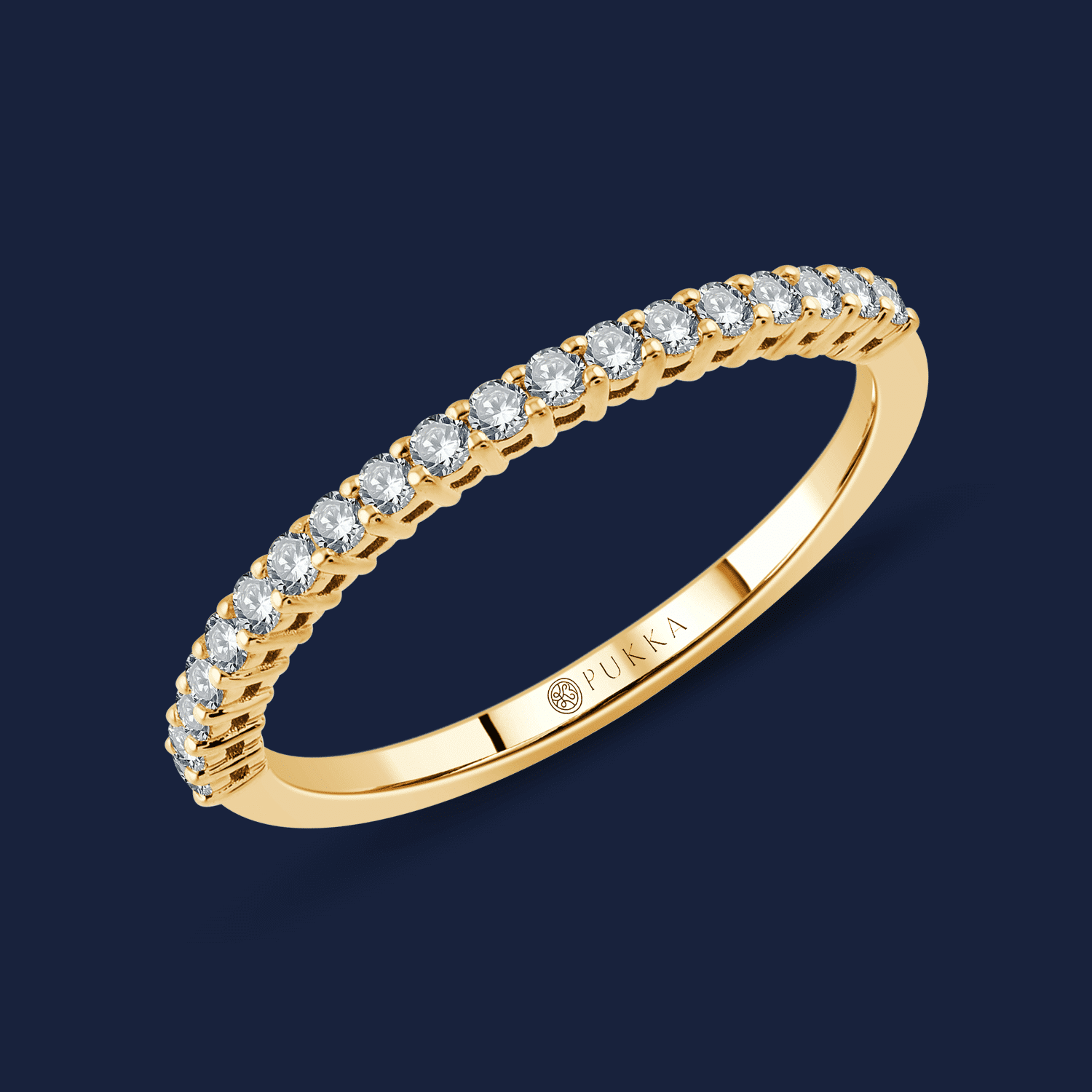 Medium Shared Prong Diamond Band