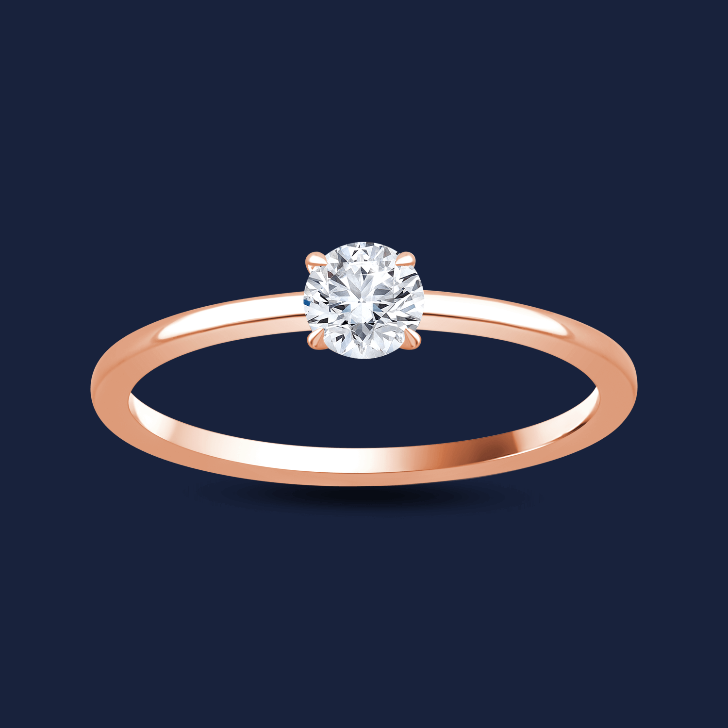 Caress Round Ring