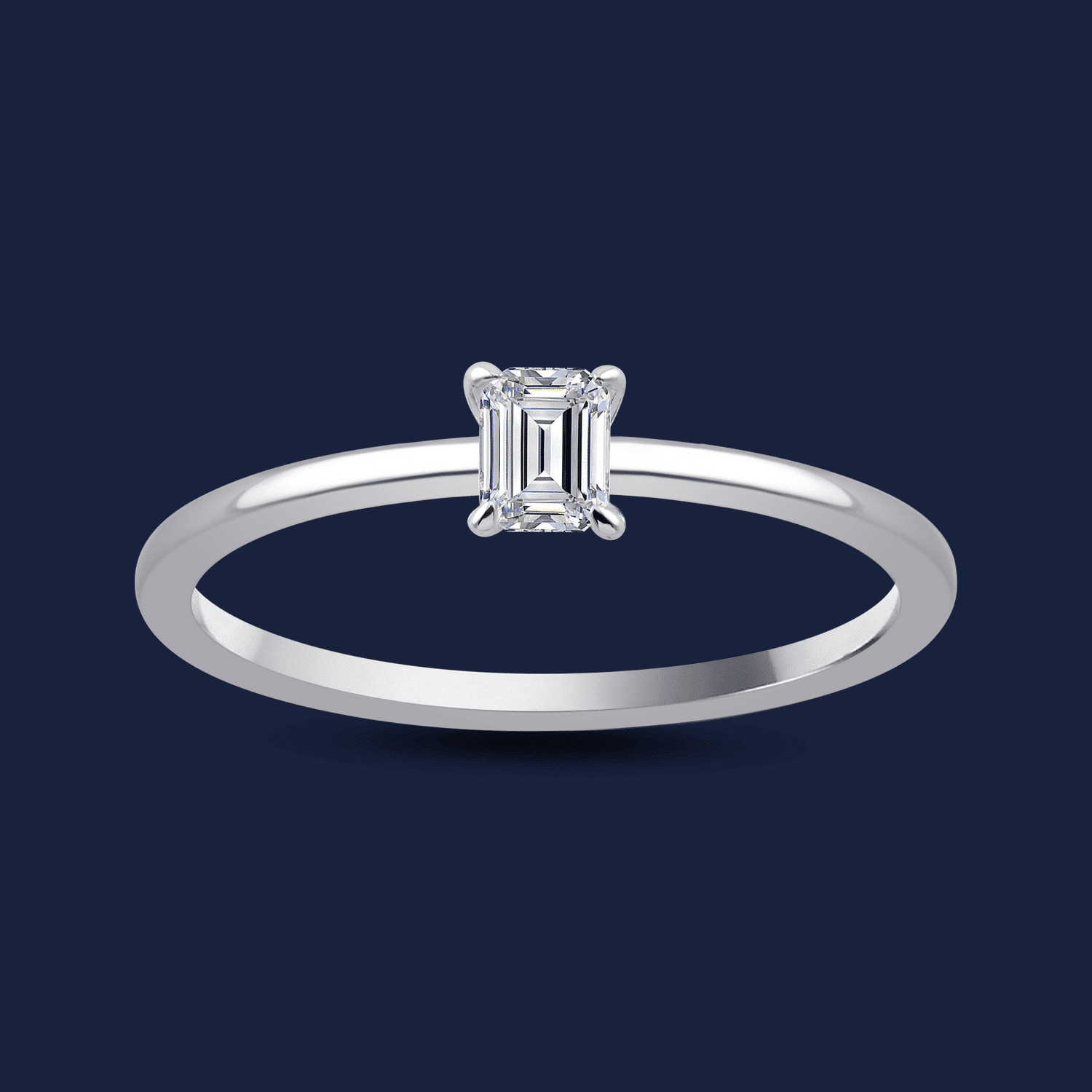 Caress Emerald Ring