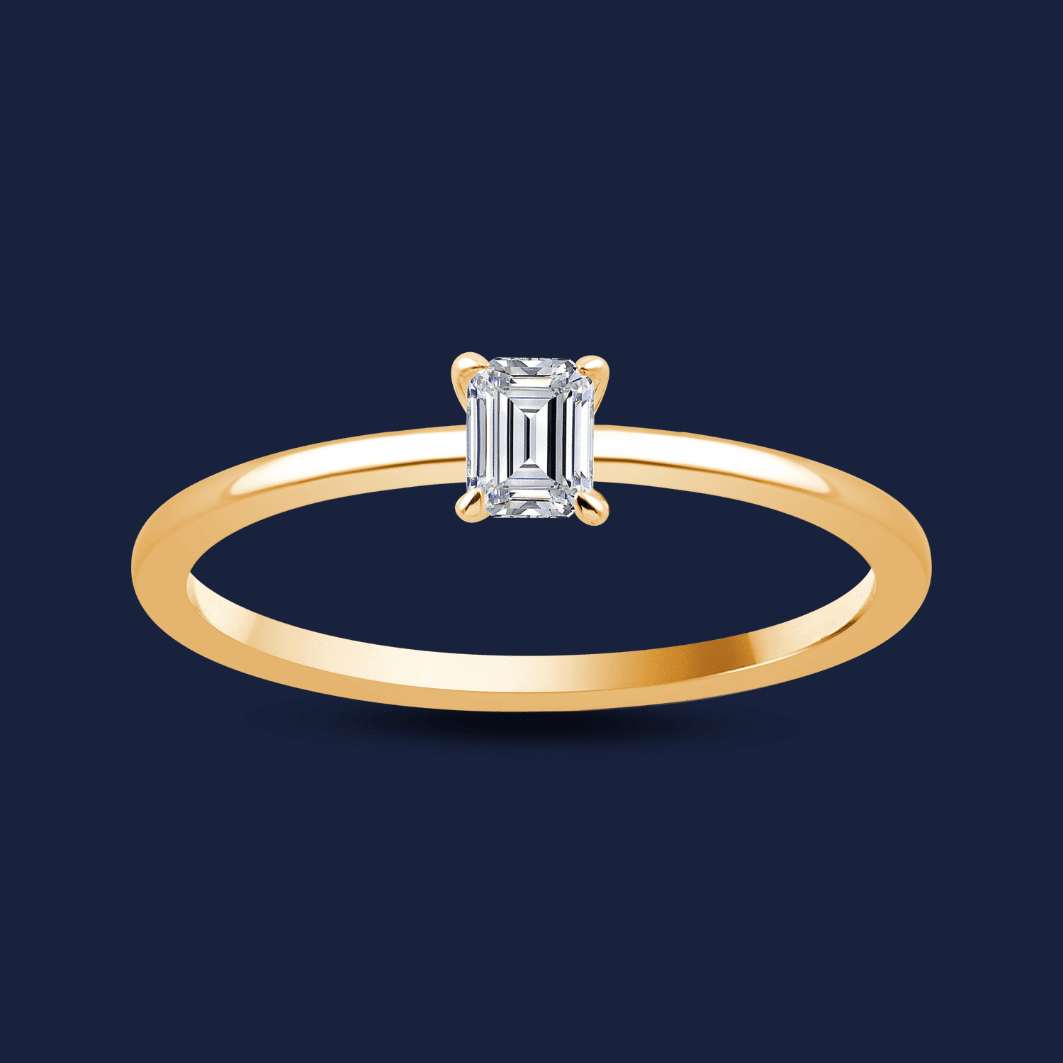 Caress Emerald Ring