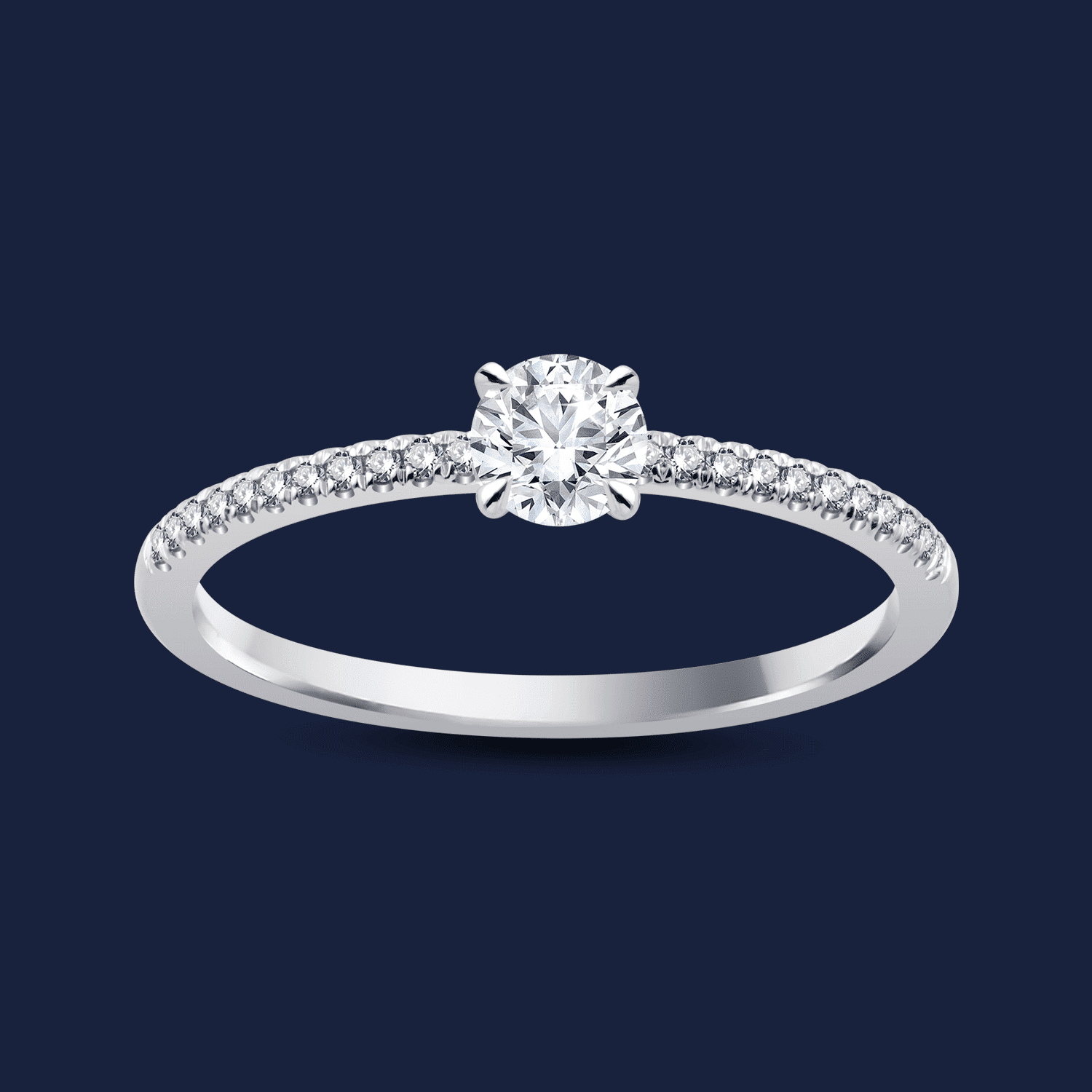 Micro Caress Round Ring