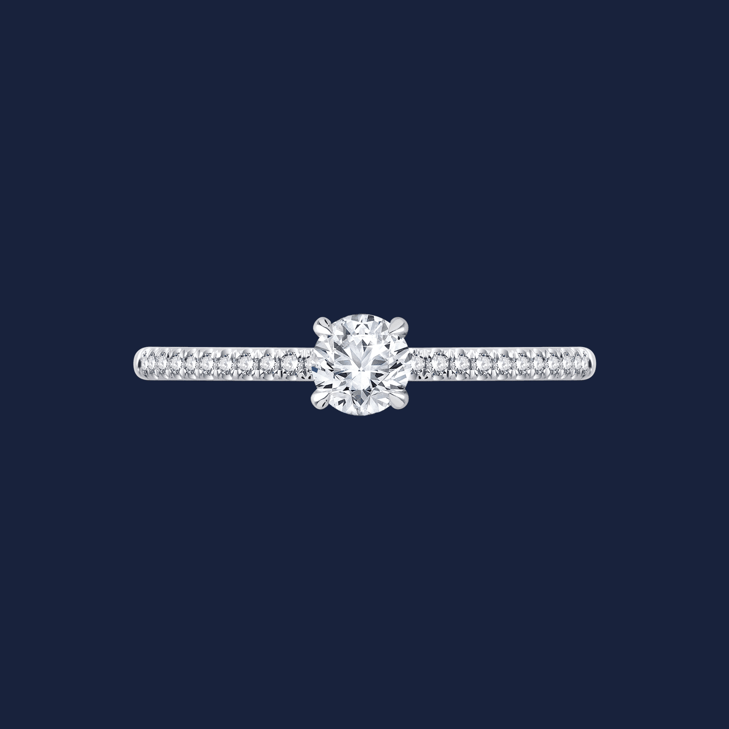 Micro Caress Round Ring