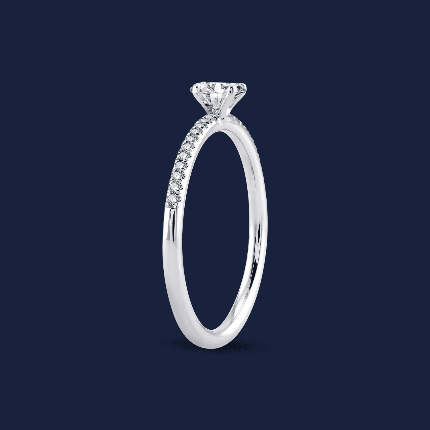 Micro Caress Oval Ring