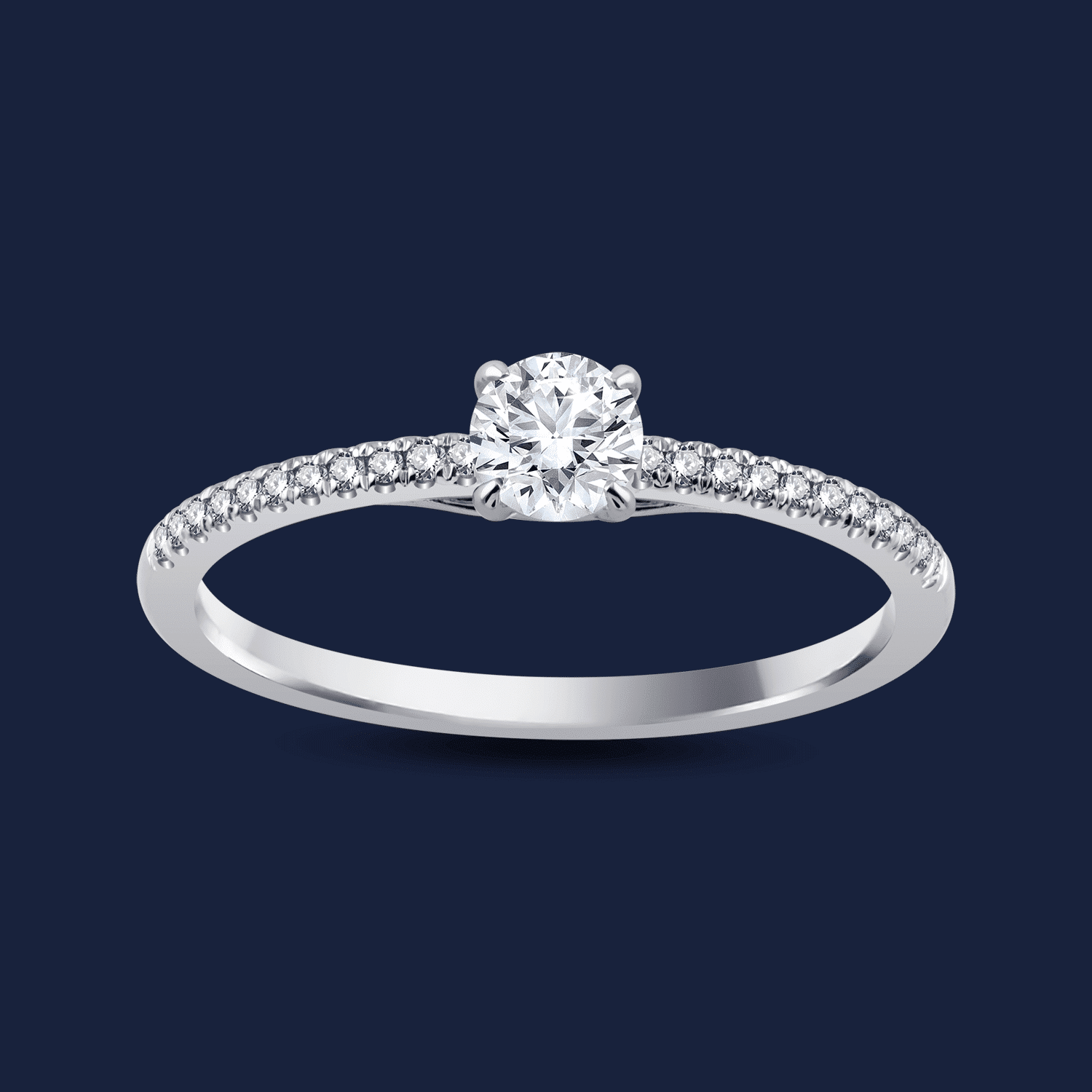 Micro Cathedral Round Ring
