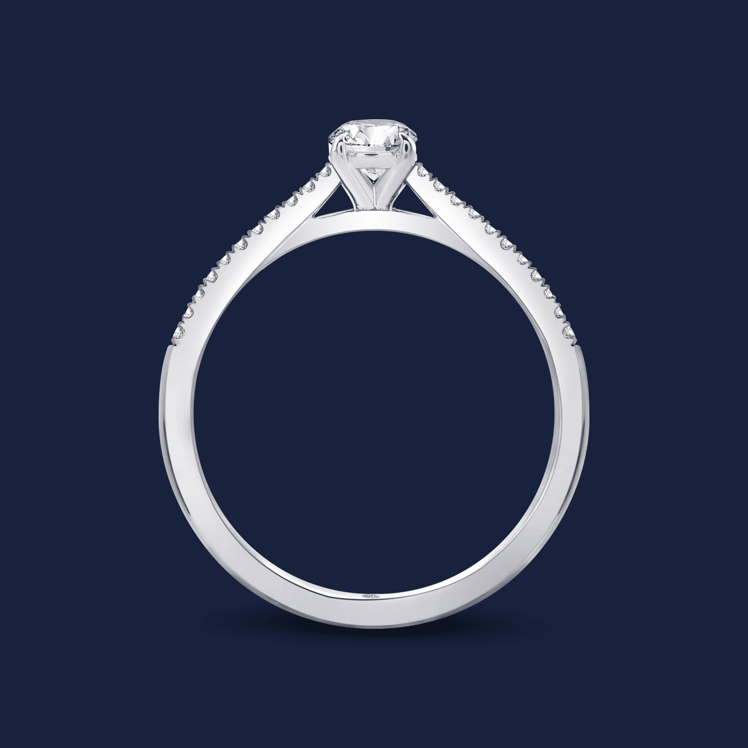 Micro Cathedral Round Ring
