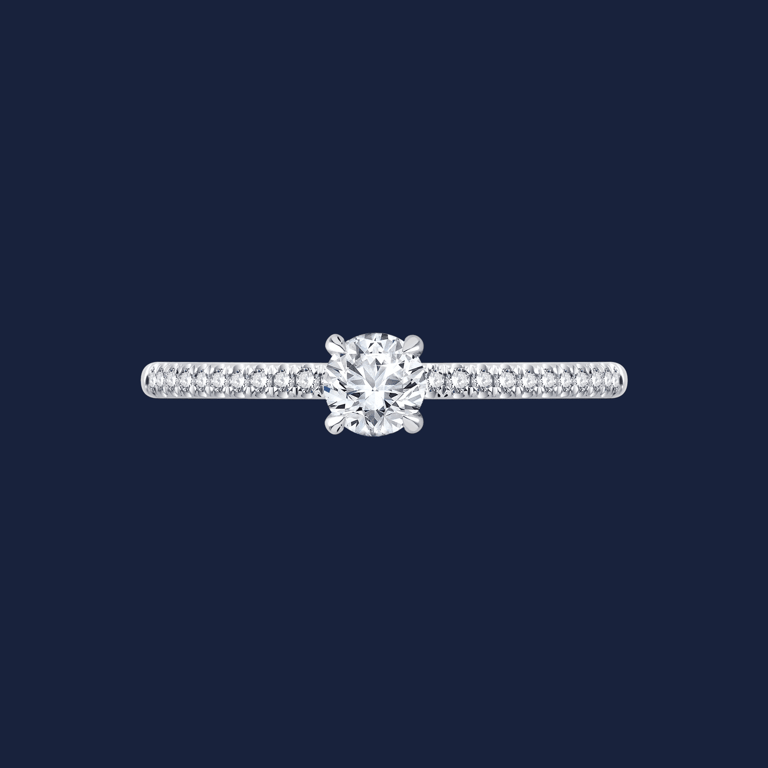 Micro Cathedral Round Ring