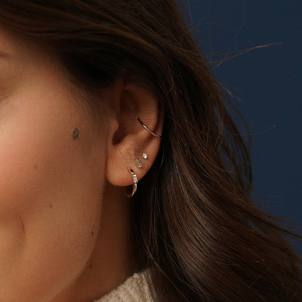 Chione Ena Studs - Yellow