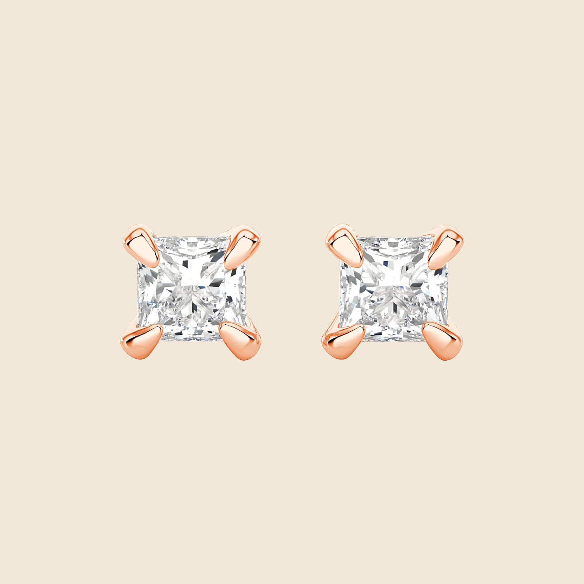 Lab-Grown Princess Diamond Necklace