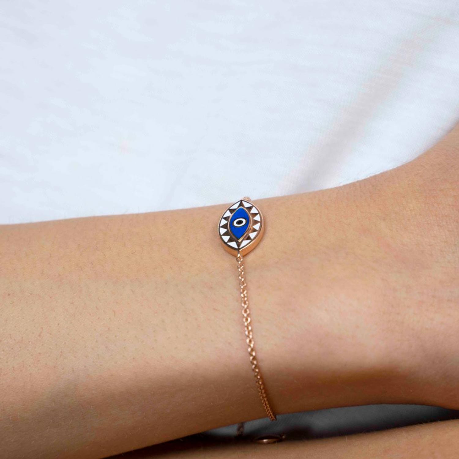 Ceramic Nazar Armband