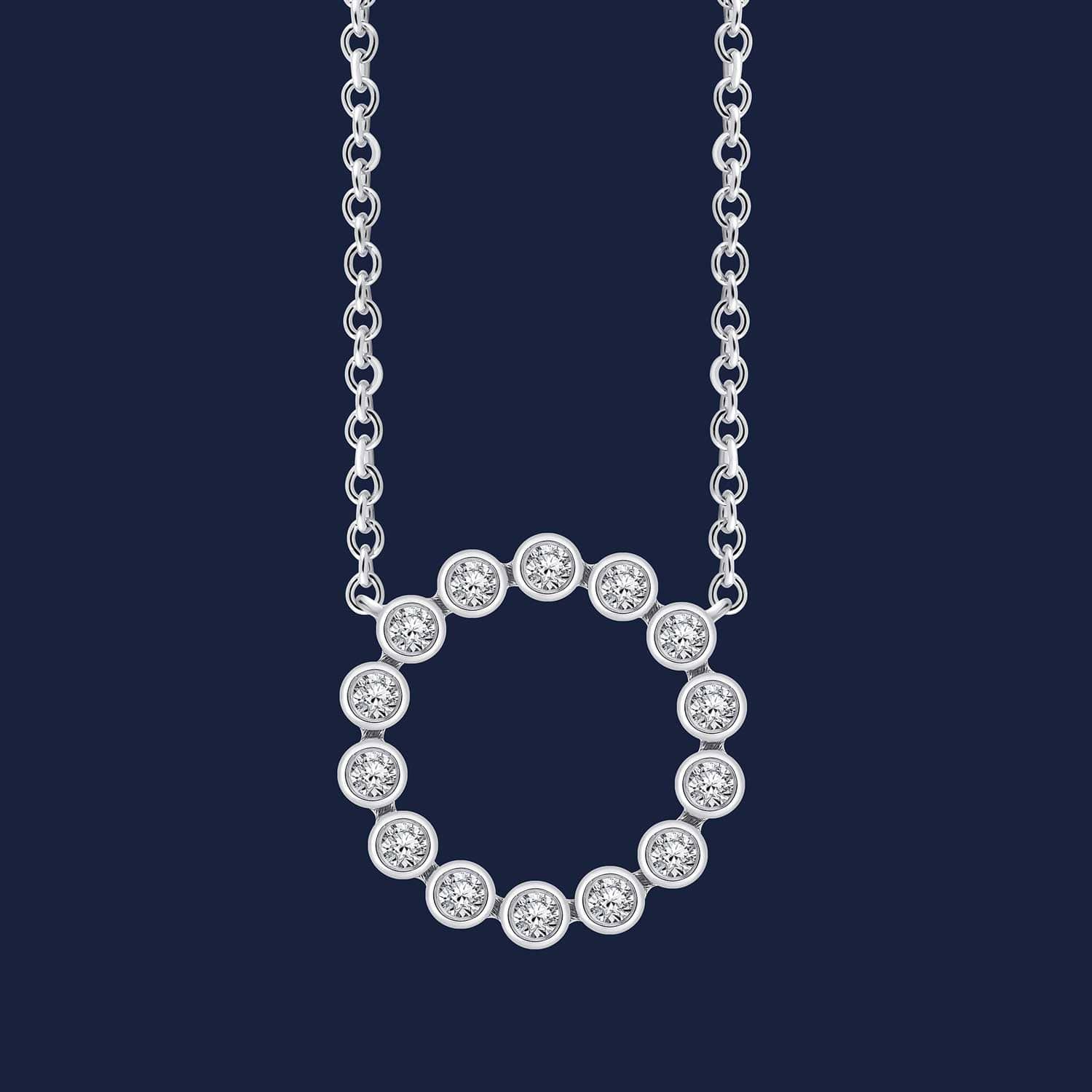 Marika Round Necklace Weiß