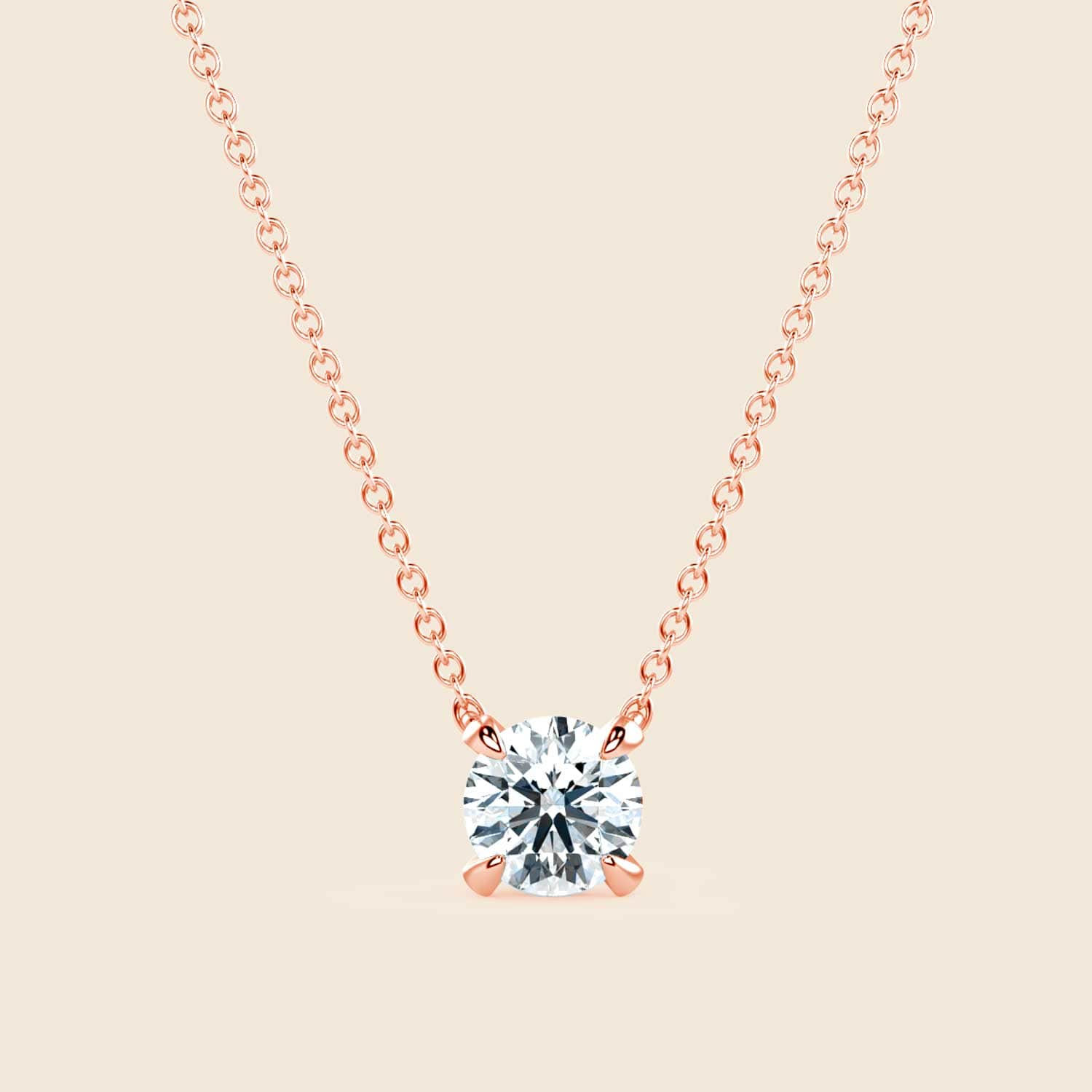 Round Lily Kette Rose
