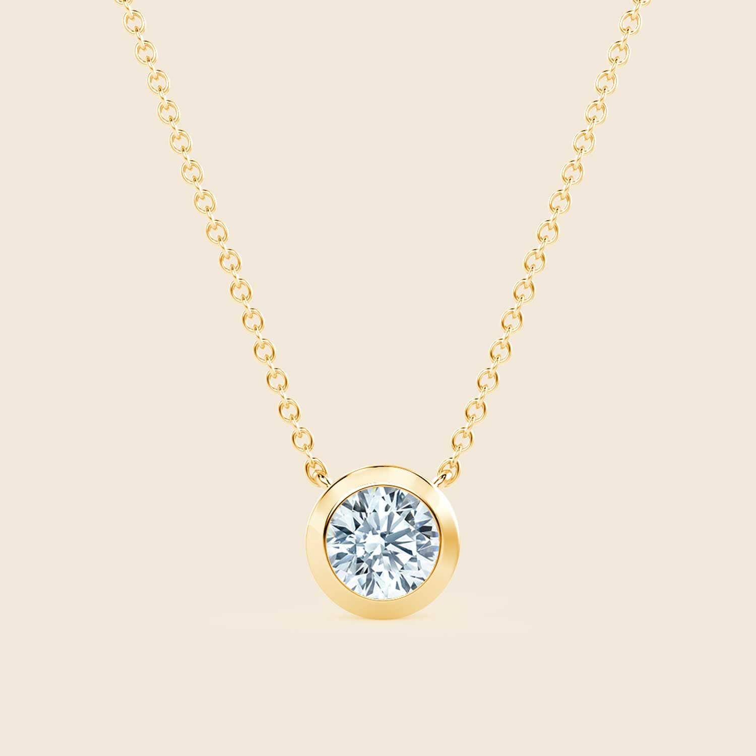 Iris Bezel Kette Gelb