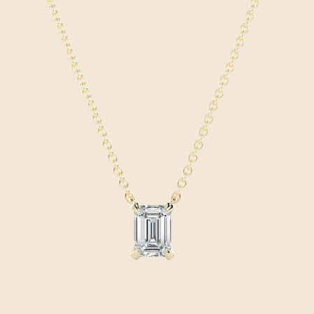 Emerald Lily Necklace image