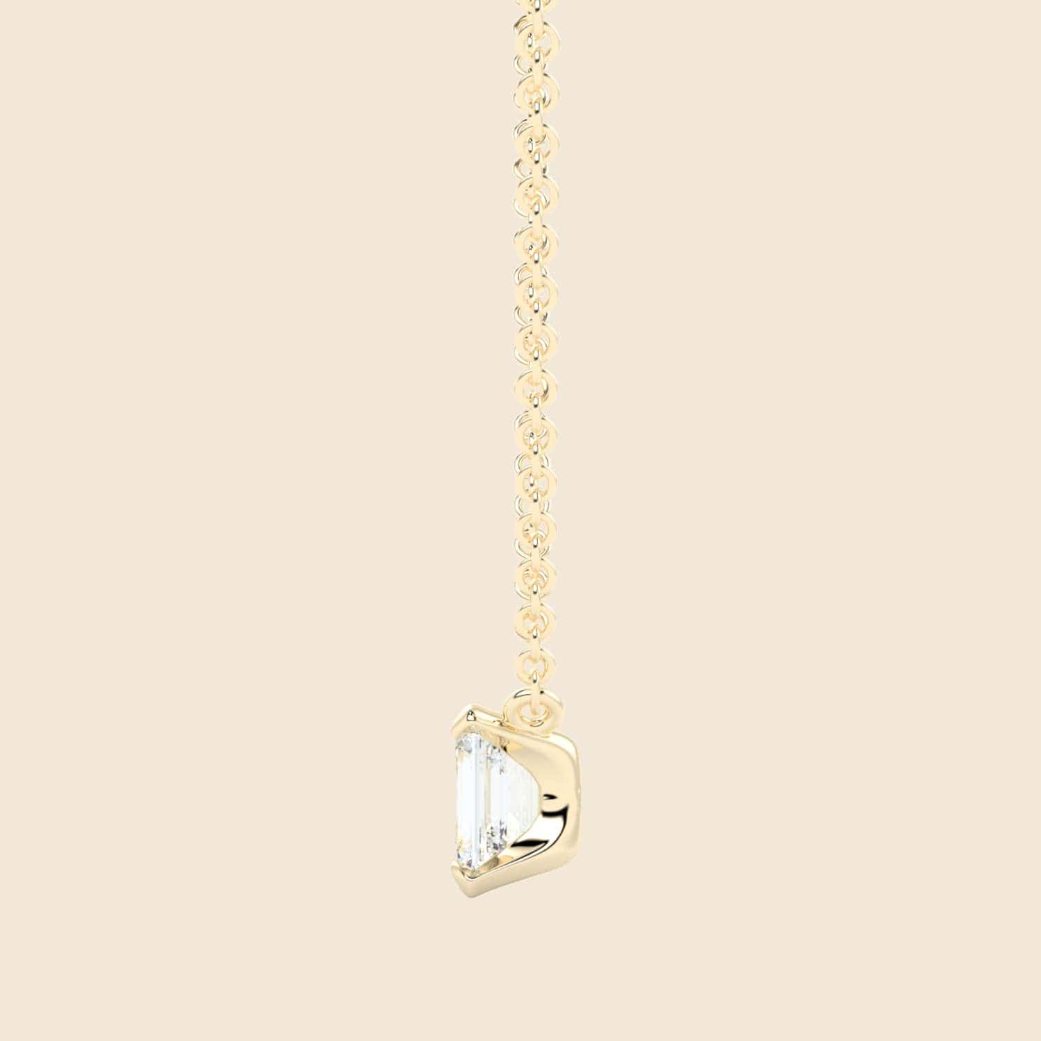 Emerald Lily Necklace Gelb