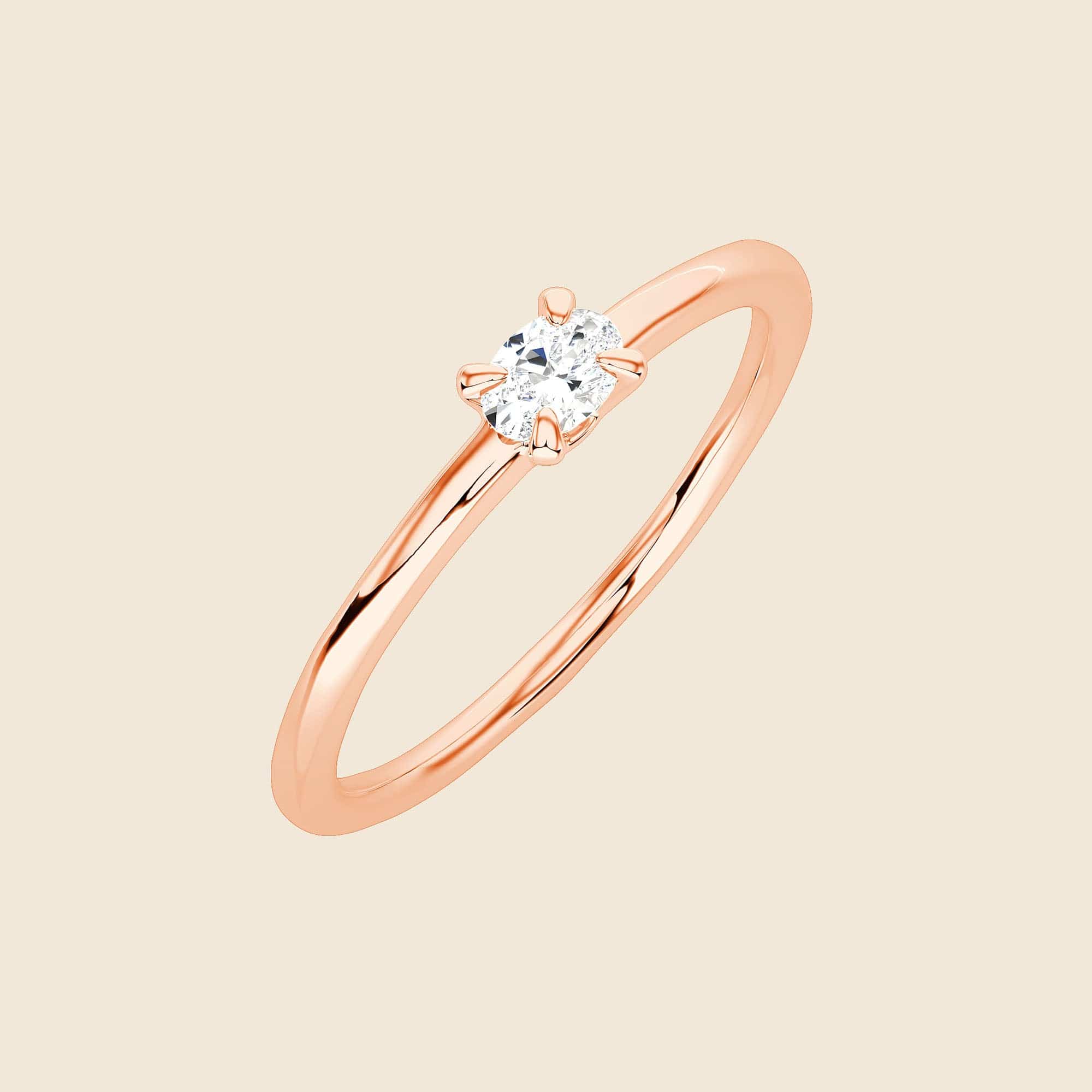 Lab-Grown Diamond Engagement Ring