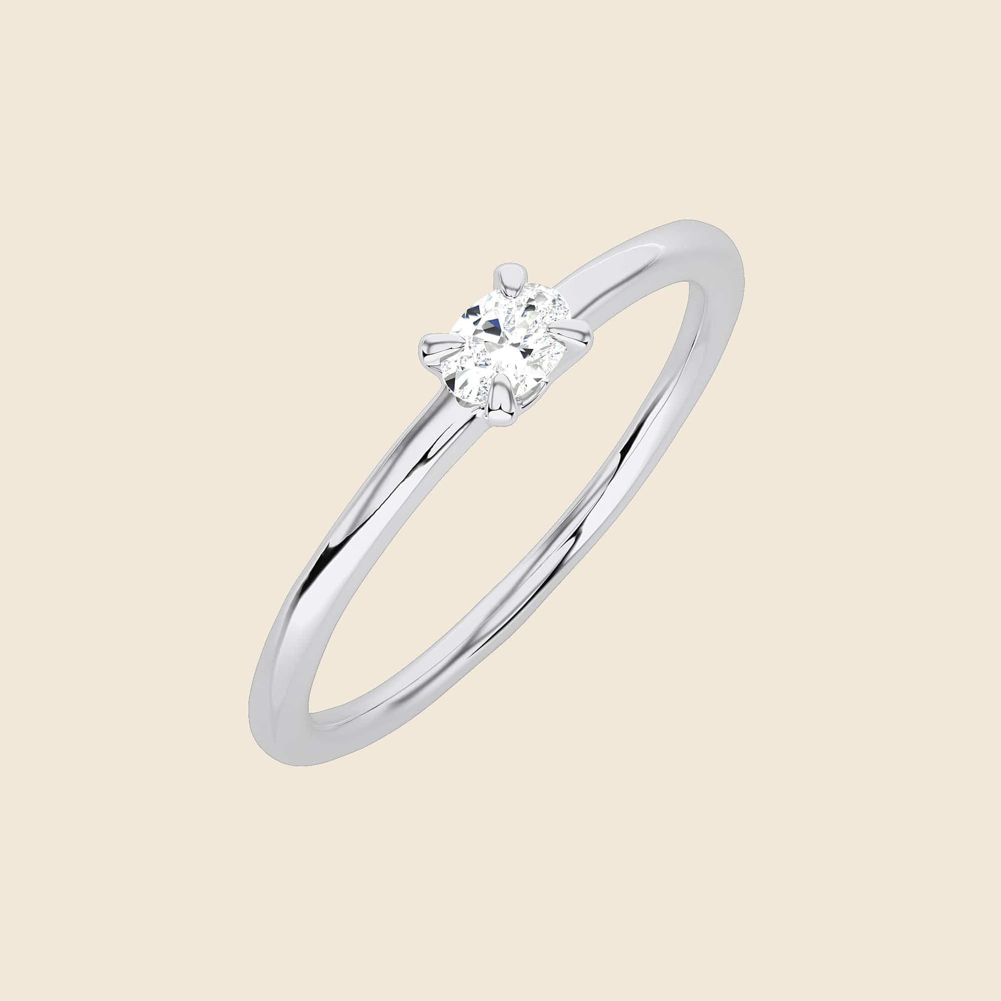 Lab-Grown Diamond Engagement Ring